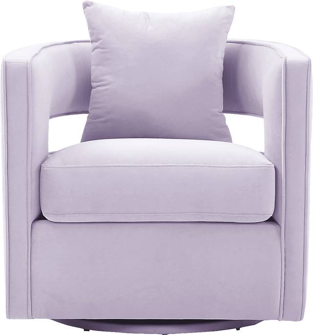 Endalyn Lavender Swivel Accent Chair - Thumbnail - Image 3