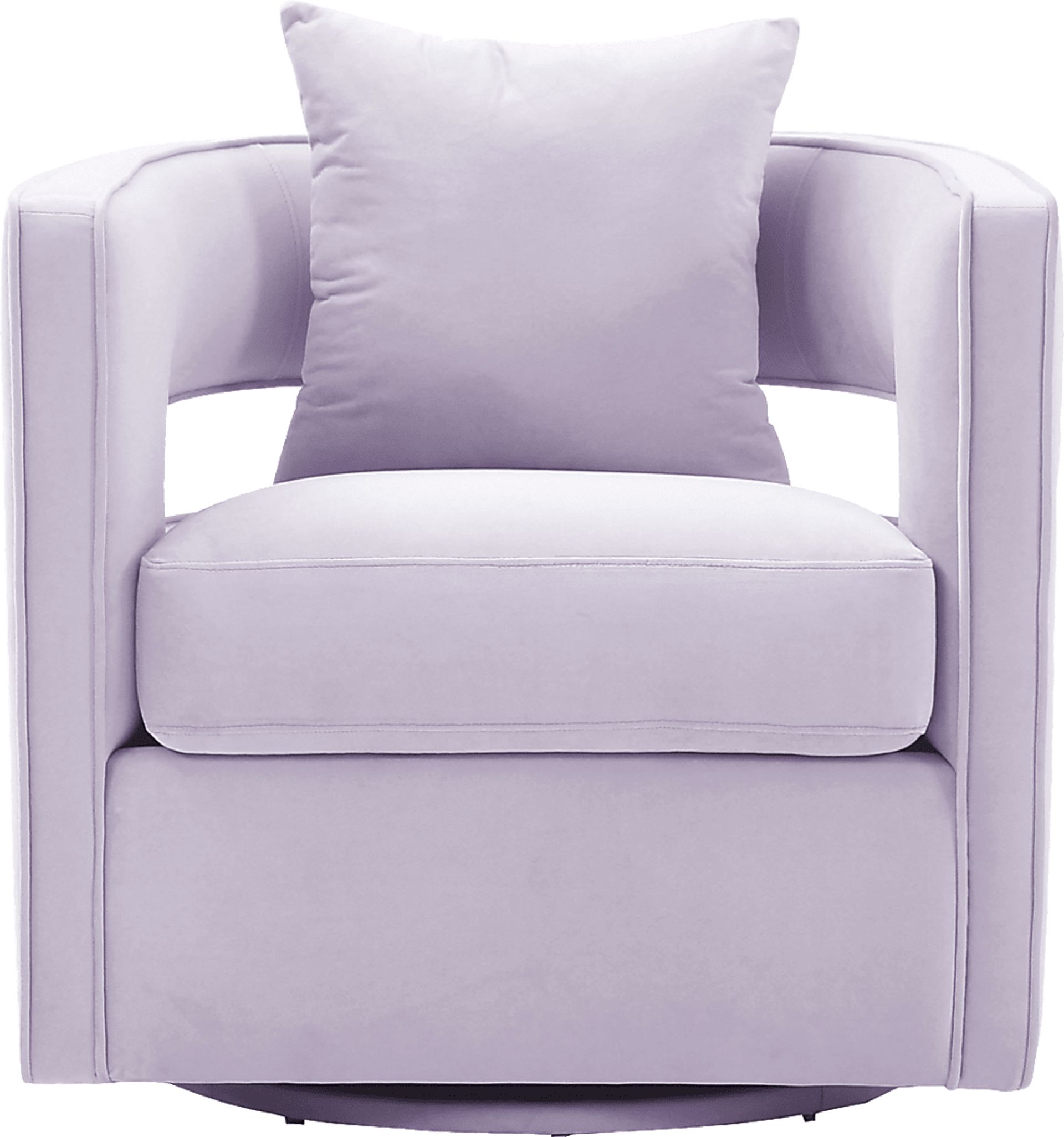 Endalyn Lavender Swivel Accent Chair - Image 3
