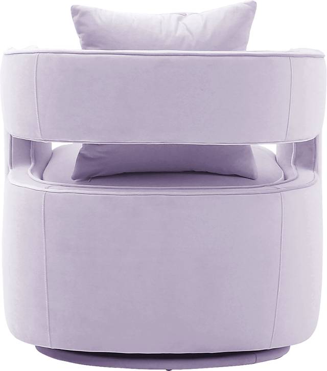 Endalyn Lavender Swivel Accent Chair - Thumbnail - Image 4