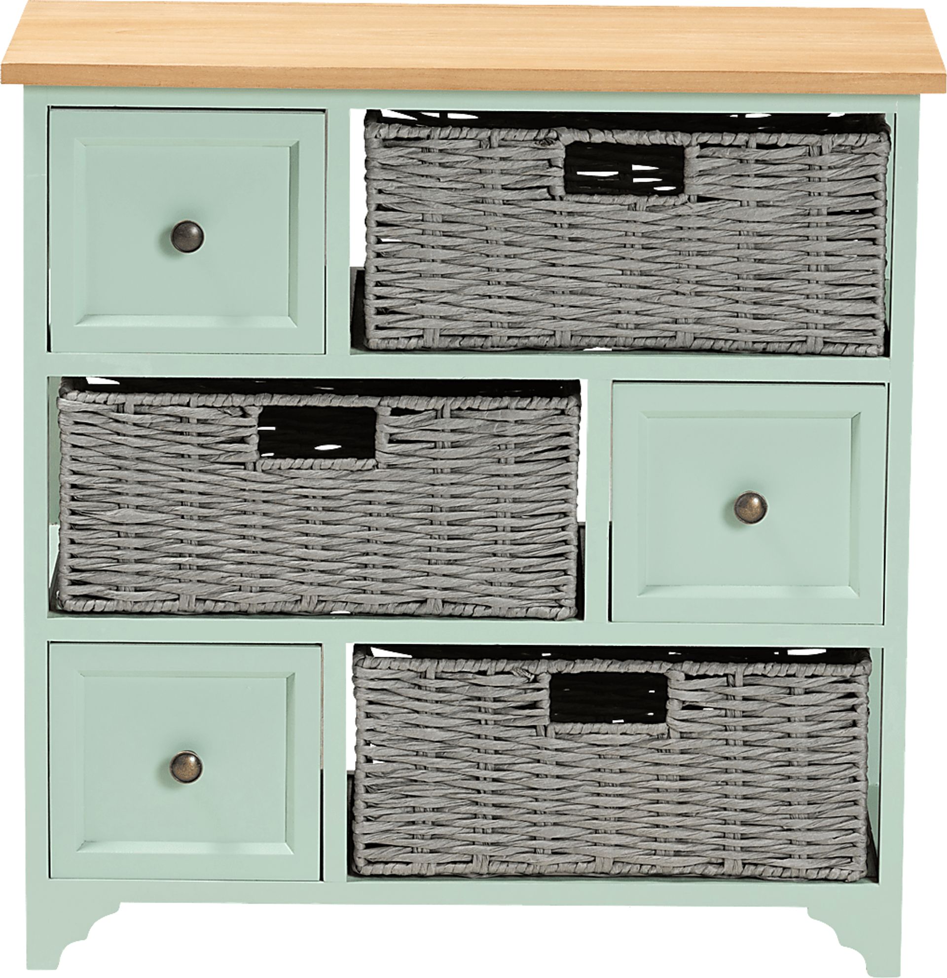 Enderby Mint Green Storage Cabinet - Image 5