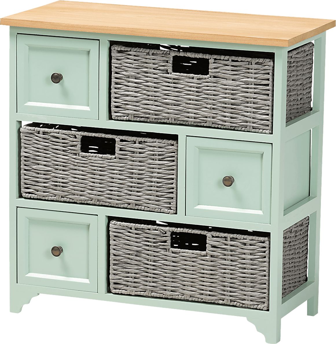 Enderby Mint Green Storage Cabinet