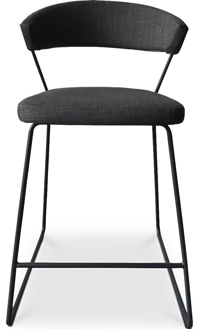 Endire Dark Gray Counter Height Stool - Thumbnail - Image 2