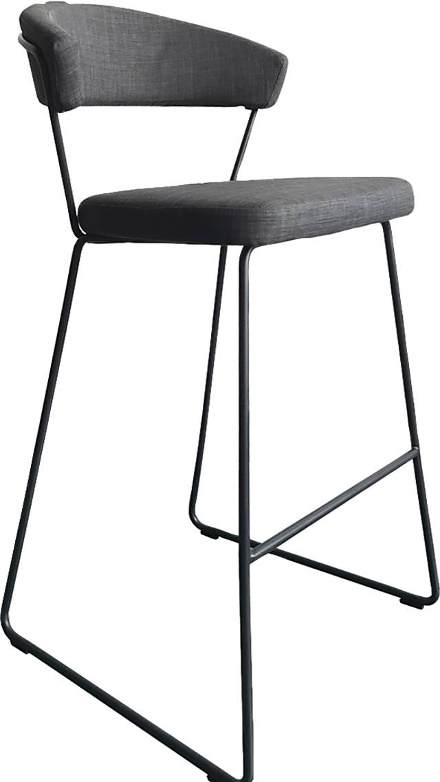 Endire Dark Gray Counter Height Stool - Thumbnail - Image 1