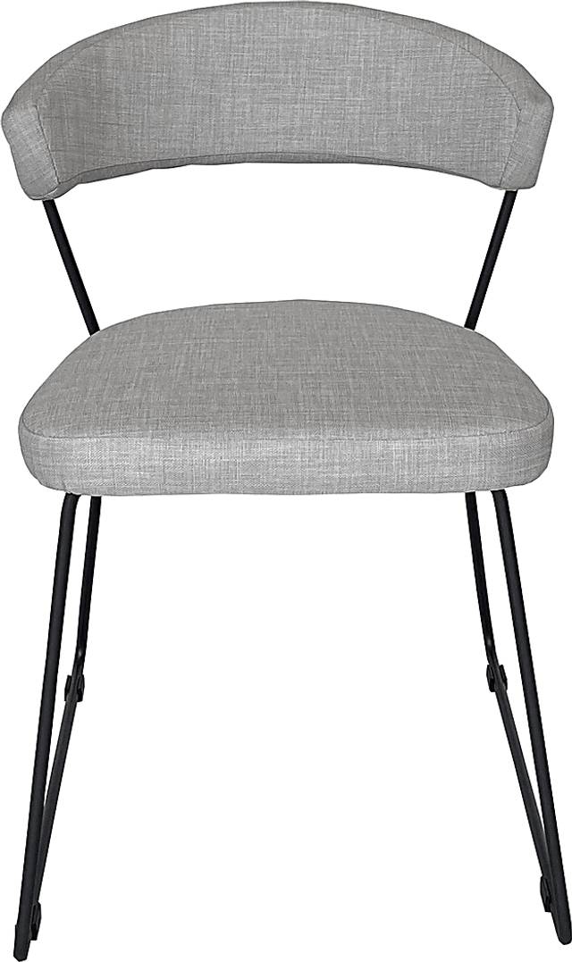Endire Gray Side Chair, Set of 2 - Thumbnail - Image 2