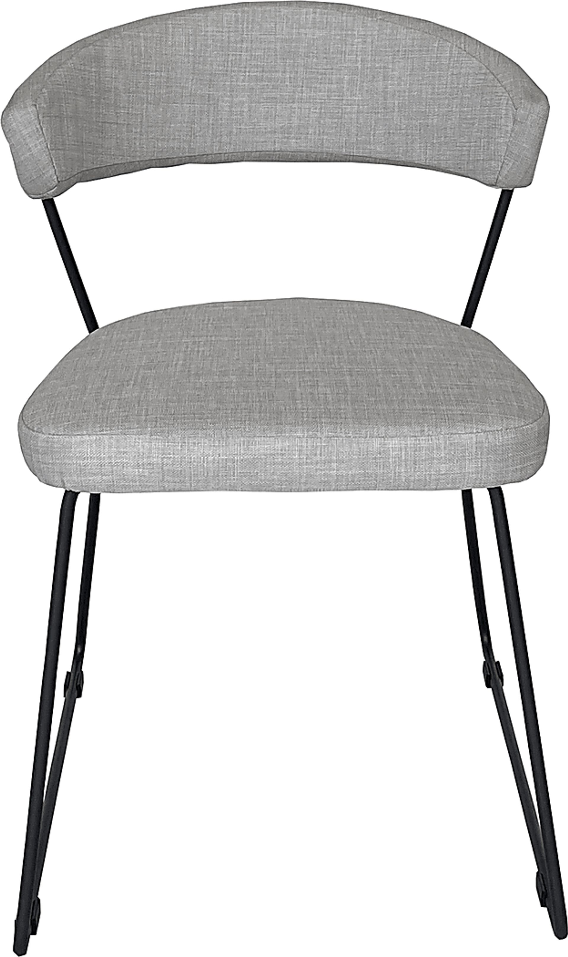 Endire Gray Side Chair, Set of 2 - Image 2