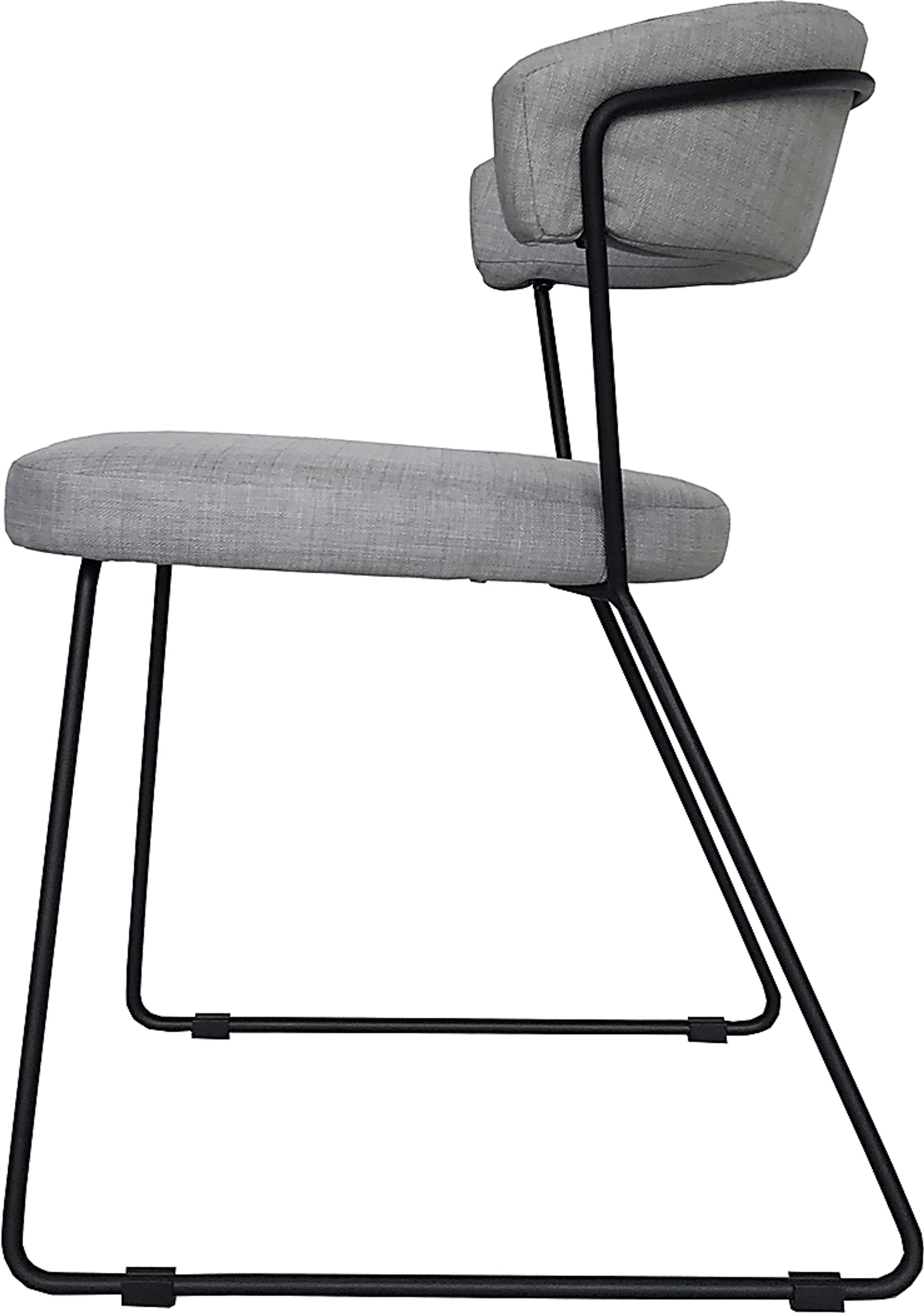 Endire Gray Side Chair, Set of 2 - Image 4