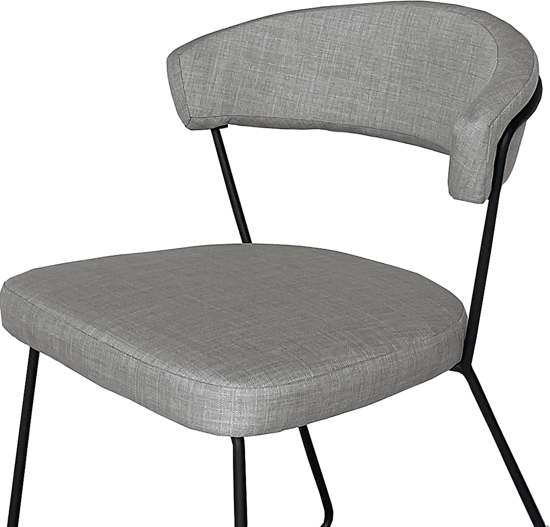 Endire Gray Side Chair, Set of 2 - Image 6