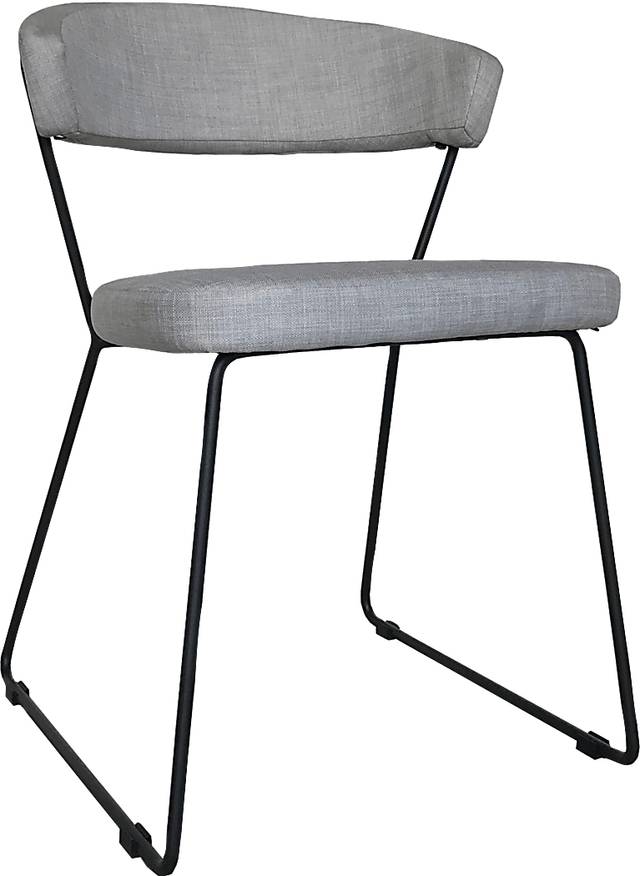 Endire Gray Side Chair, Set of 2 - Thumbnail - Image 1