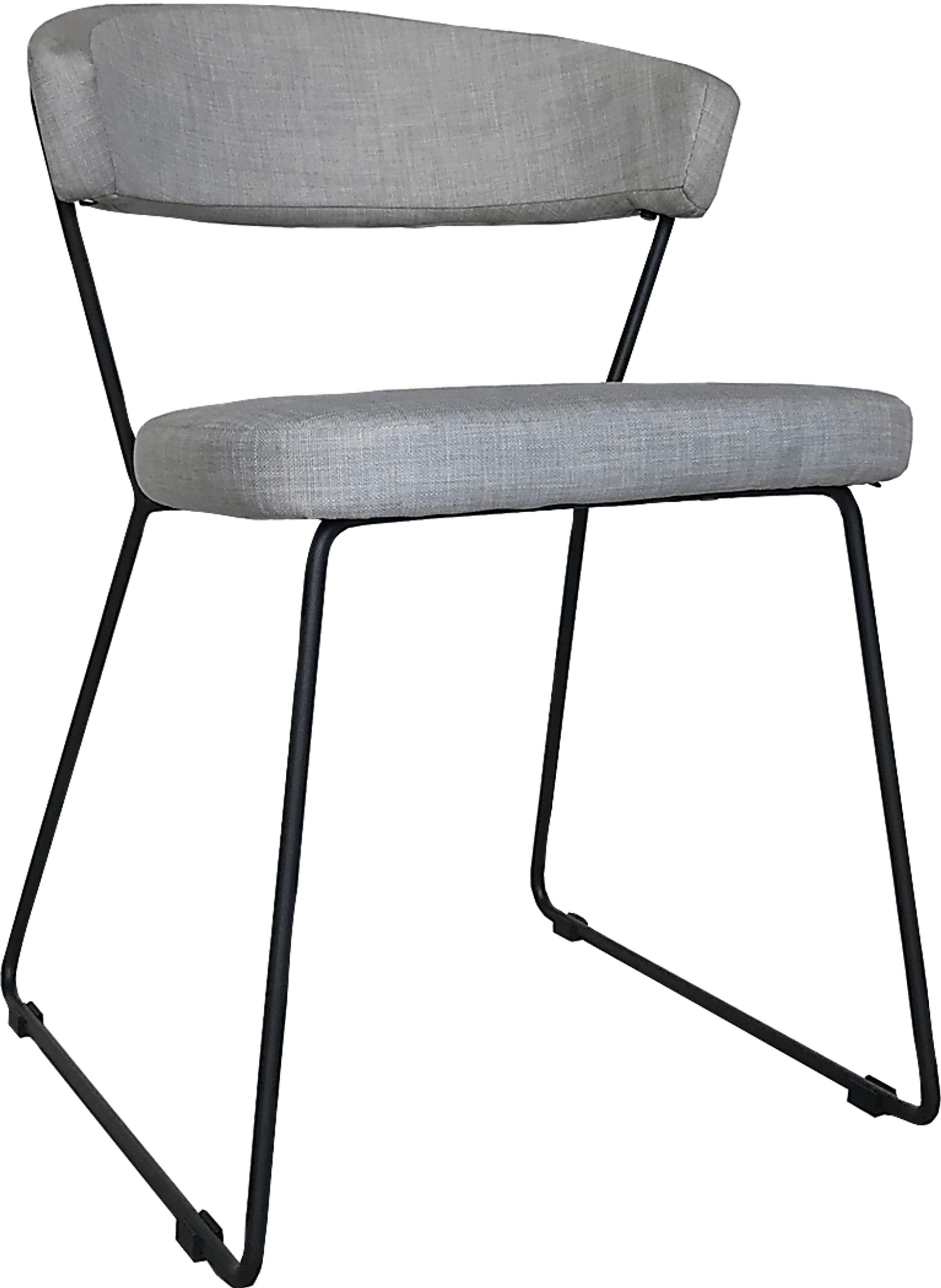 Endire Gray Side Chair, Set of 2 - Image 1