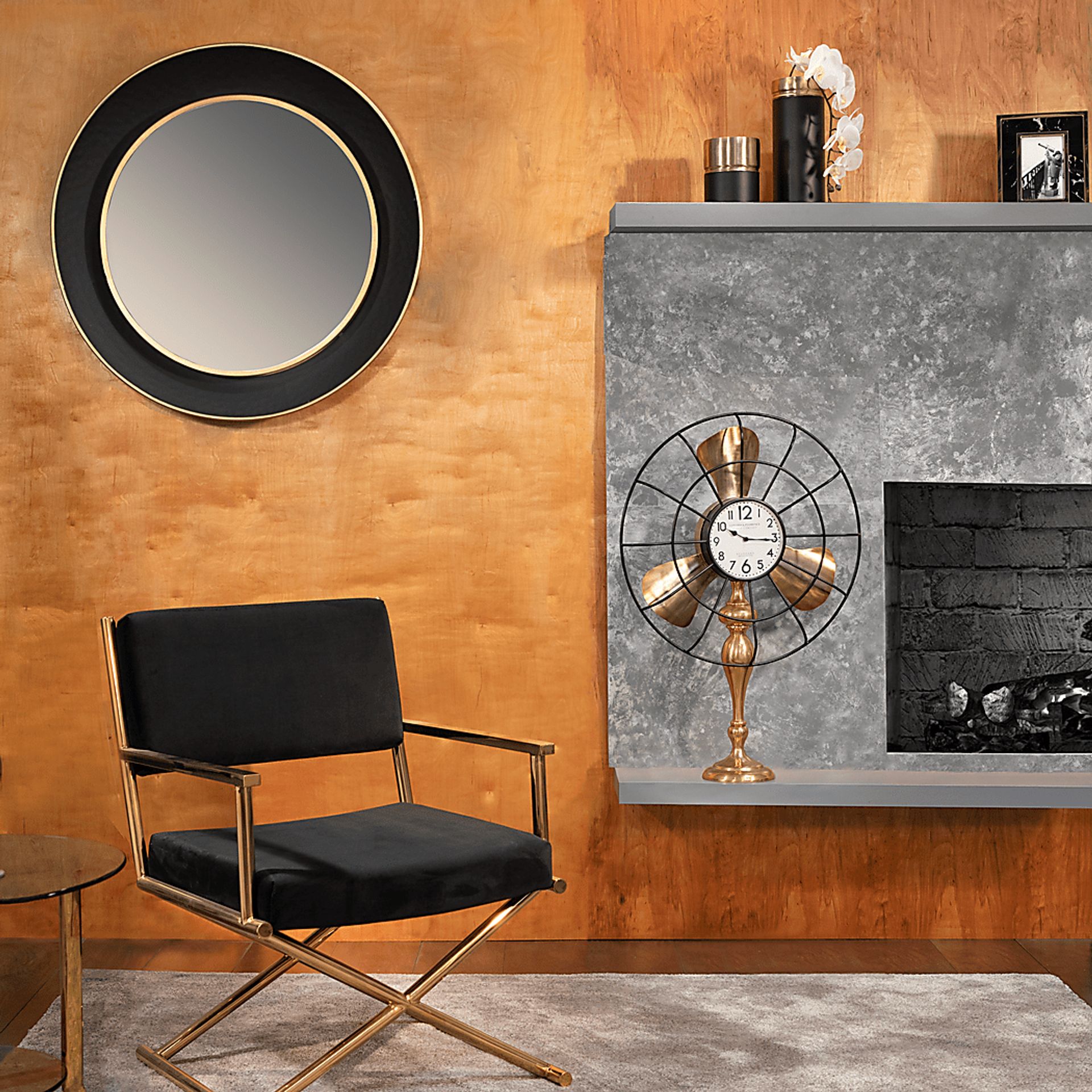 Endley Gold Large Clock - Image 2