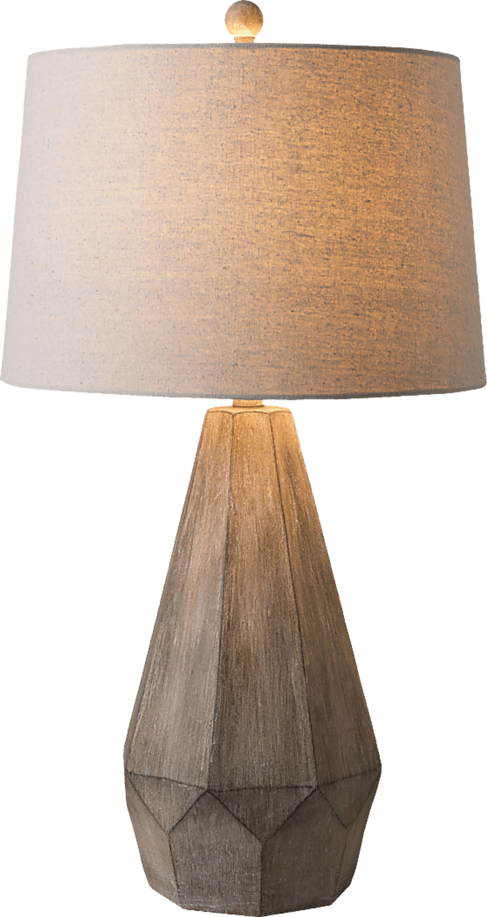 Enford Edge Charcoal Lamp - Image 3
