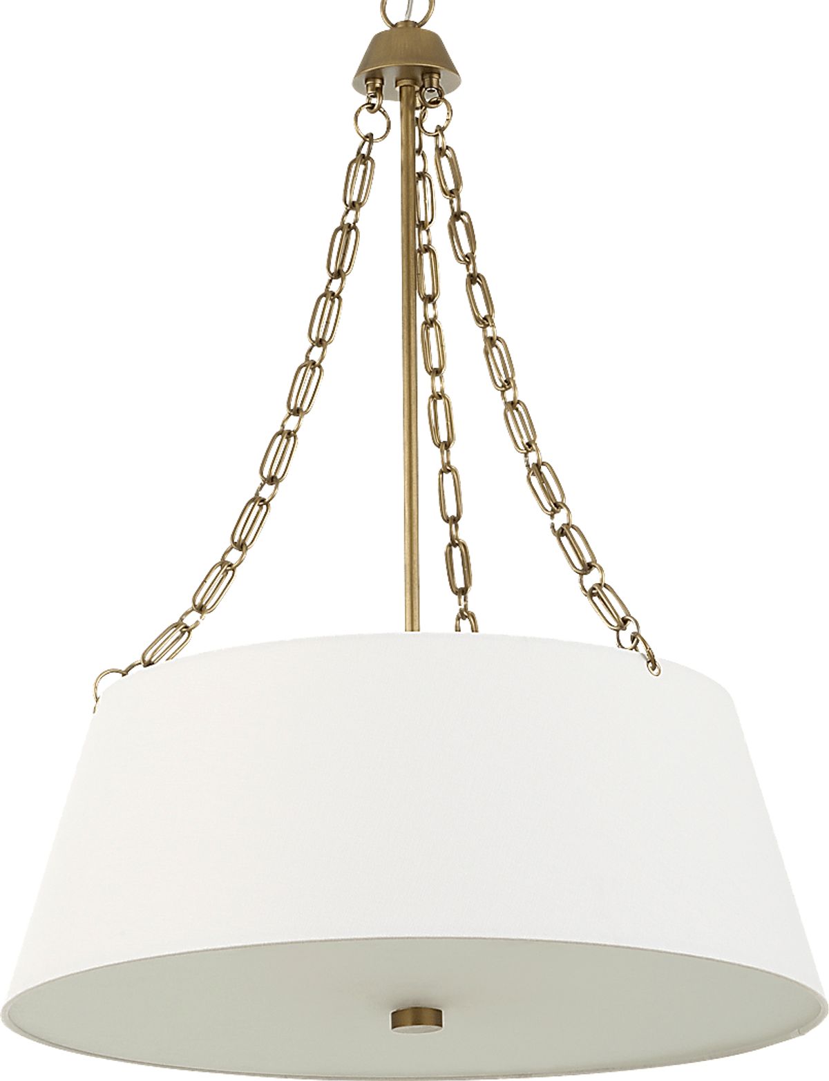Engan White Pendant | Rooms to Go