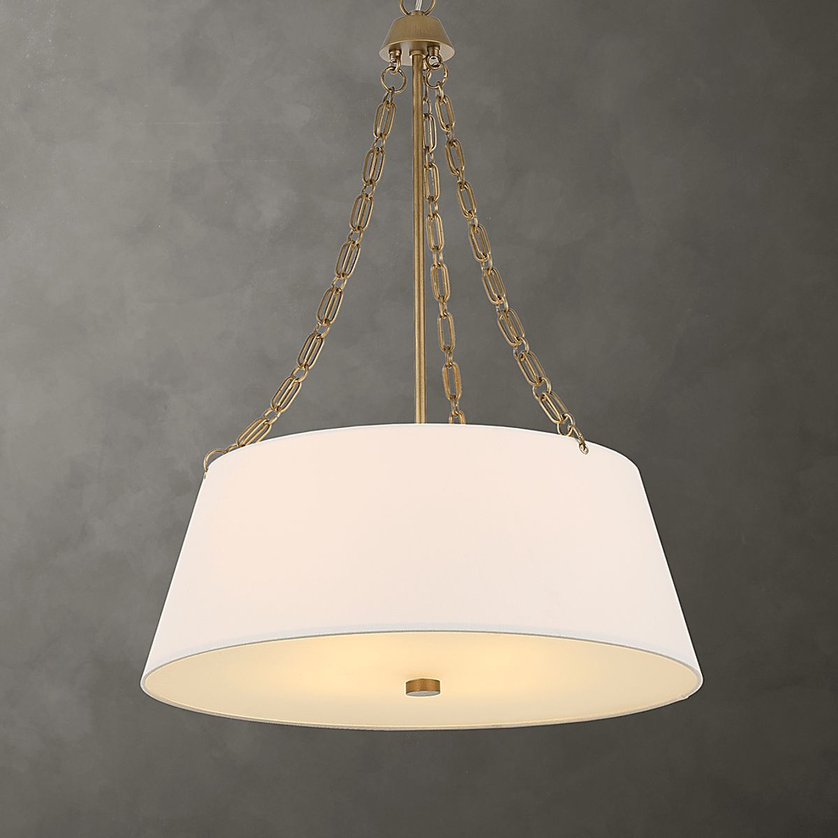 Engan White Pendant | Rooms to Go