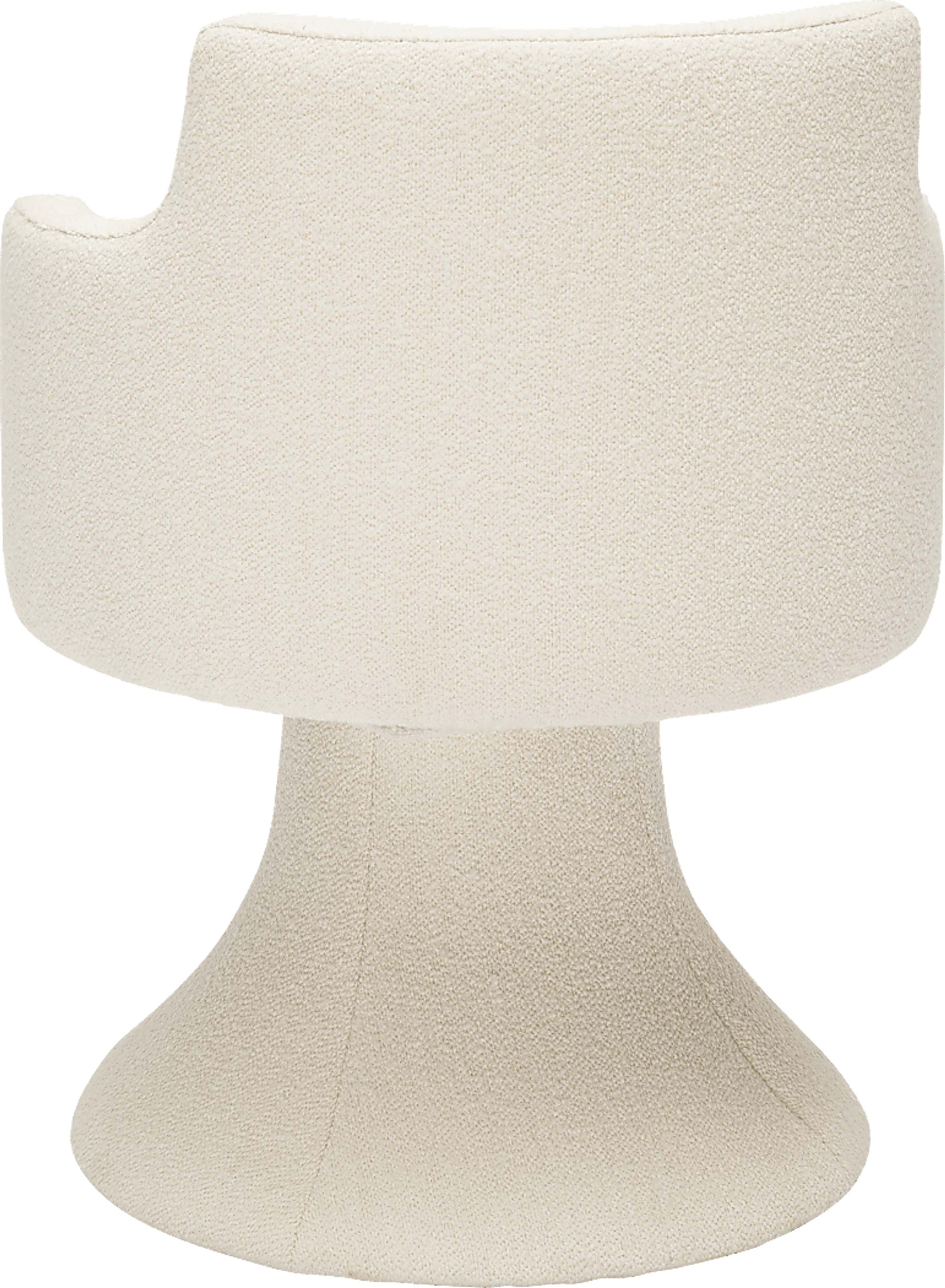 Engberg Cream Swivel Arm Chair - Image 4