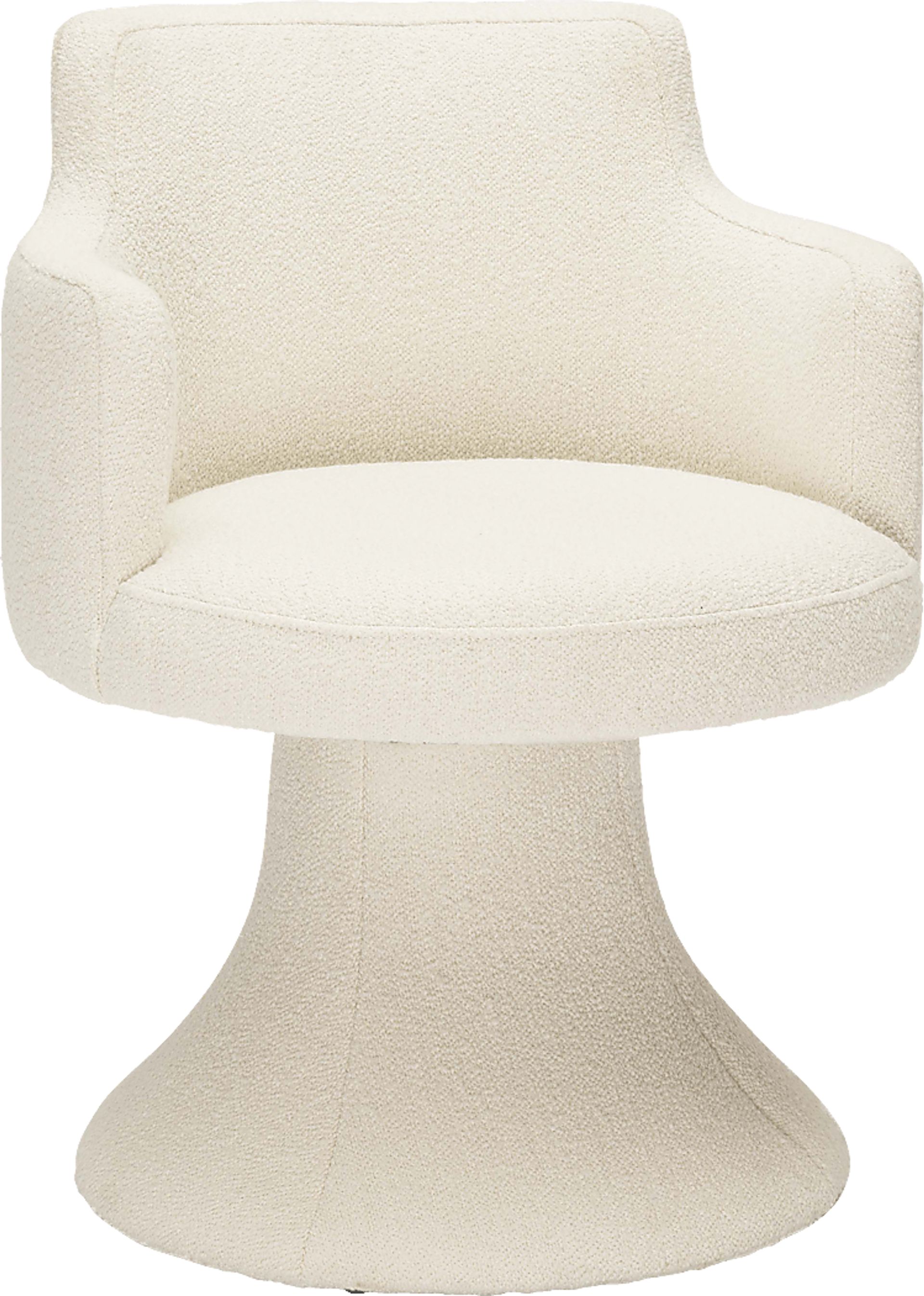 Engberg Cream Swivel Arm Chair - Image 1