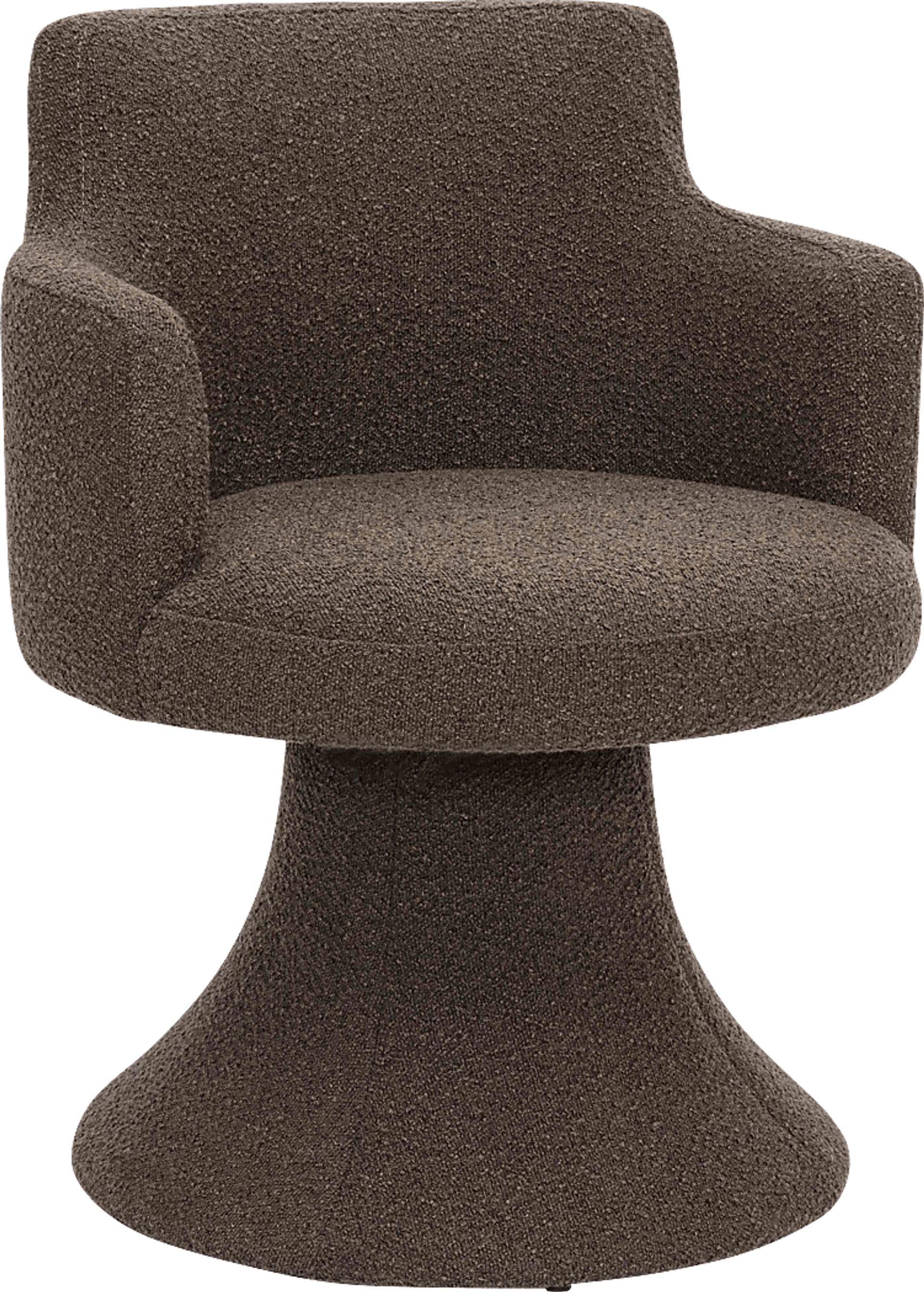 Engberg Dark Brown Swivel Arm Chair - Image 1