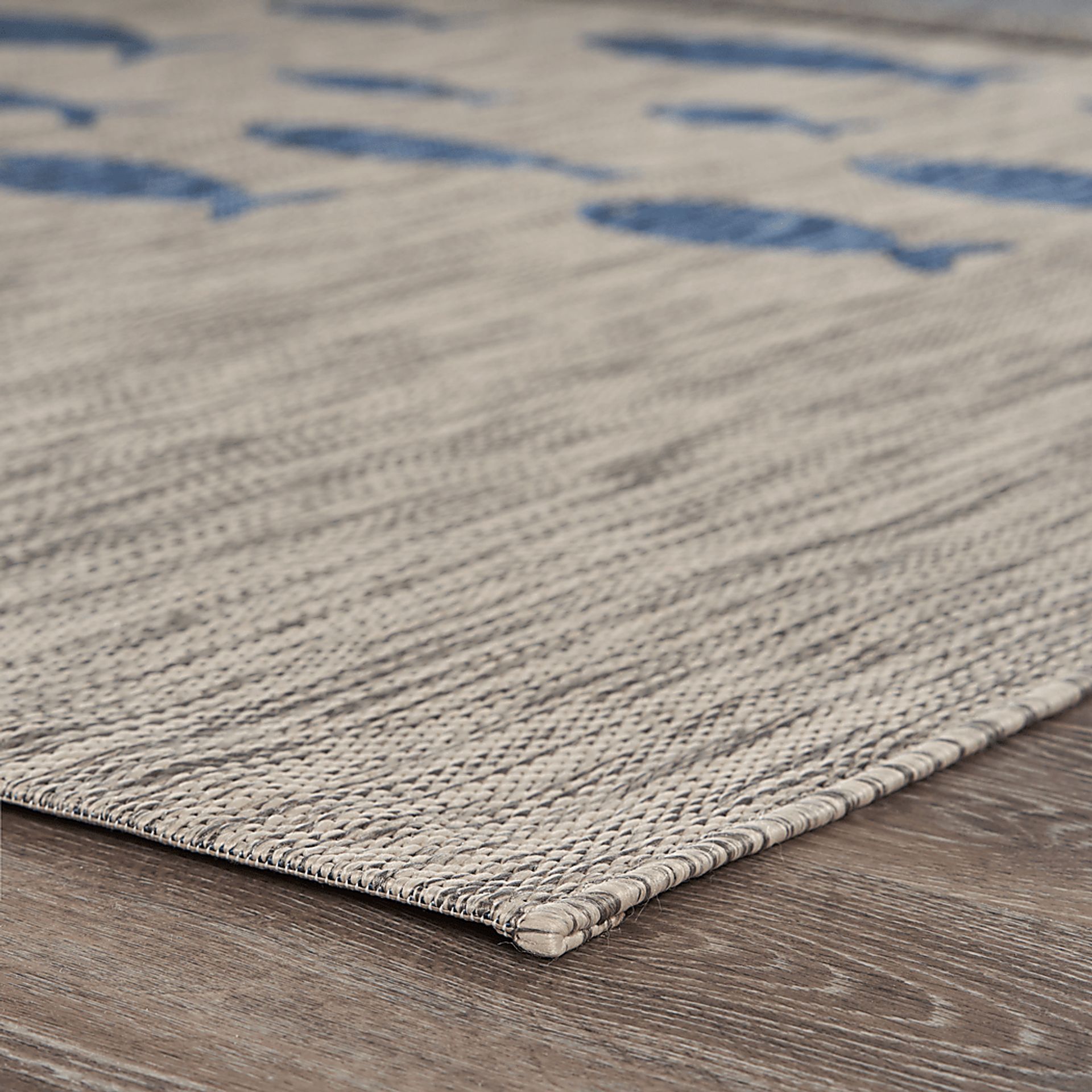 Engleto Gray/Navy 5' x 7' Indoor/Outdoor Rug - Image 7