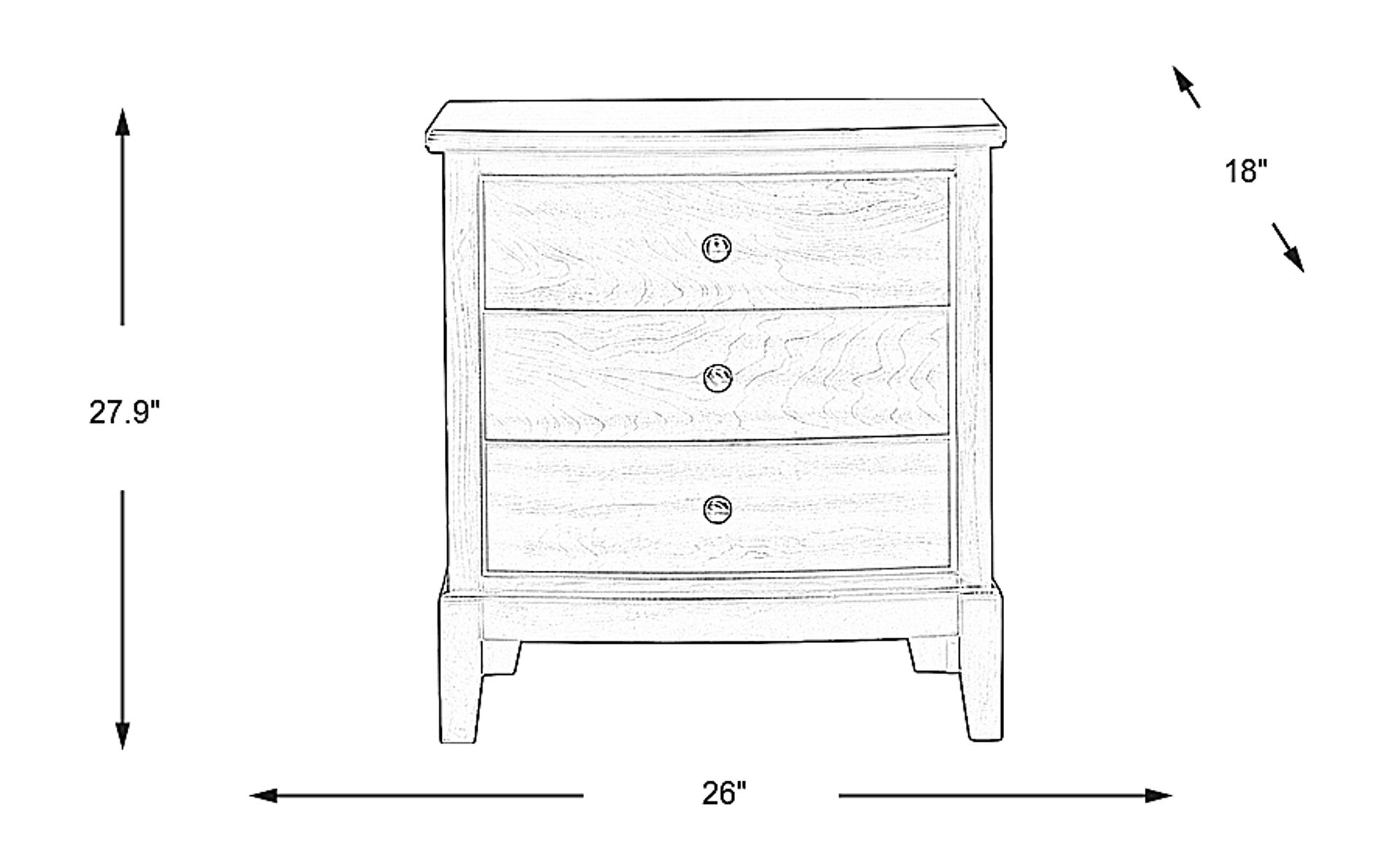 Dimension Image. Please refer to the Dimension Tab on this page for dimension details.