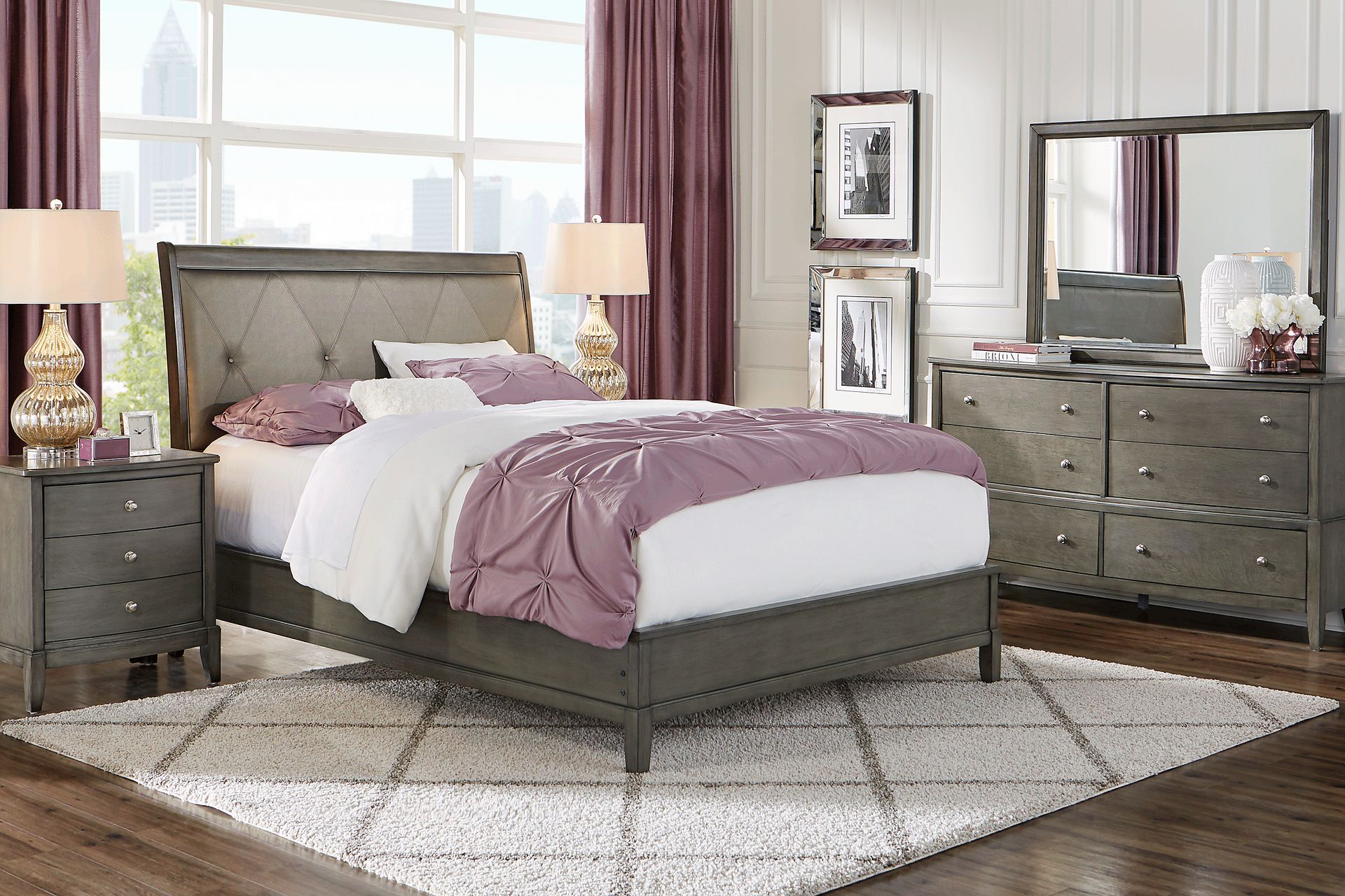 Englewood Gray 7 Pc Queen Bedroom - Image 1