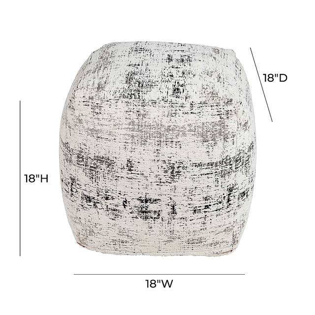 Enie Cream Pouf - Thumbnail - Image 5
