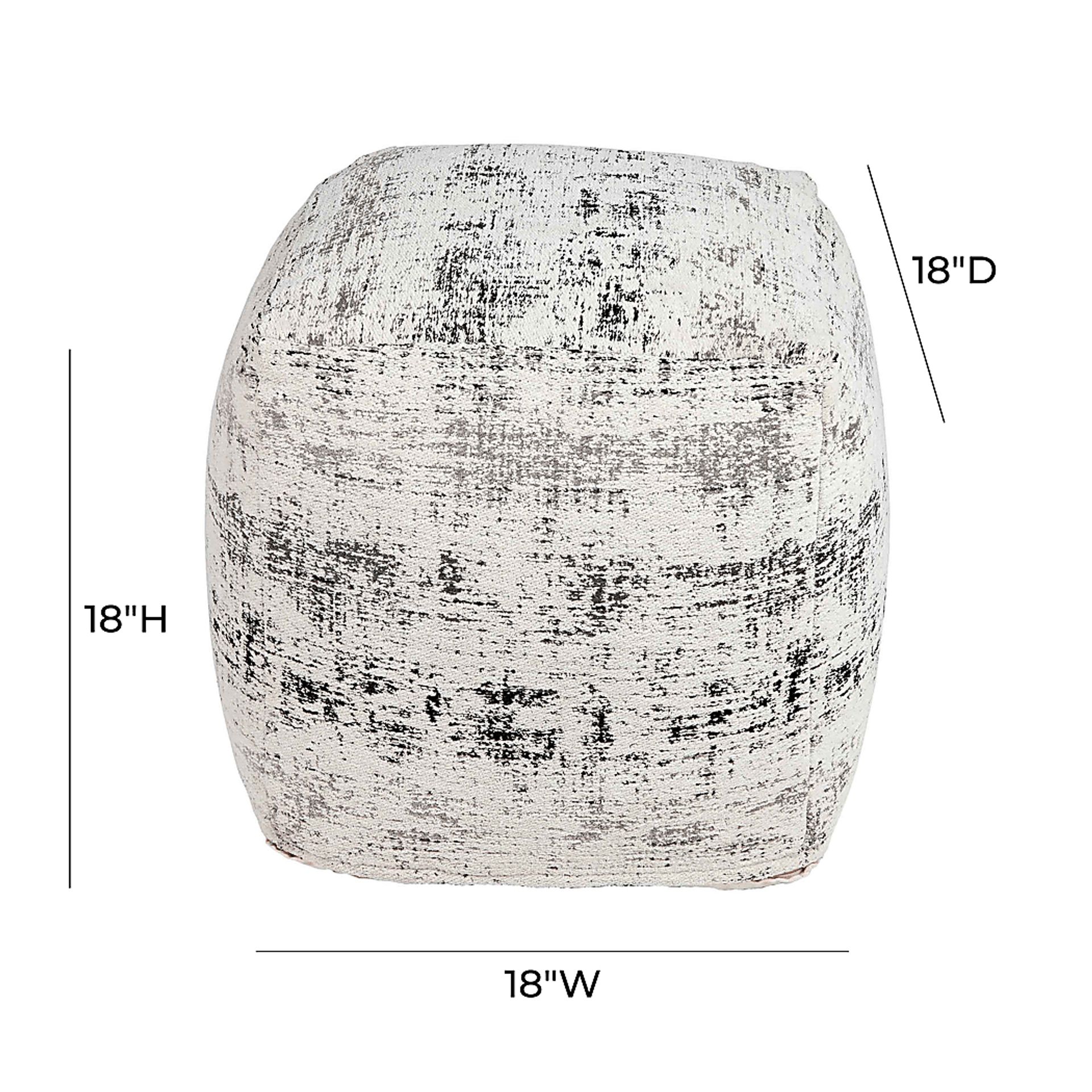 Enie Cream Pouf - Image 5
