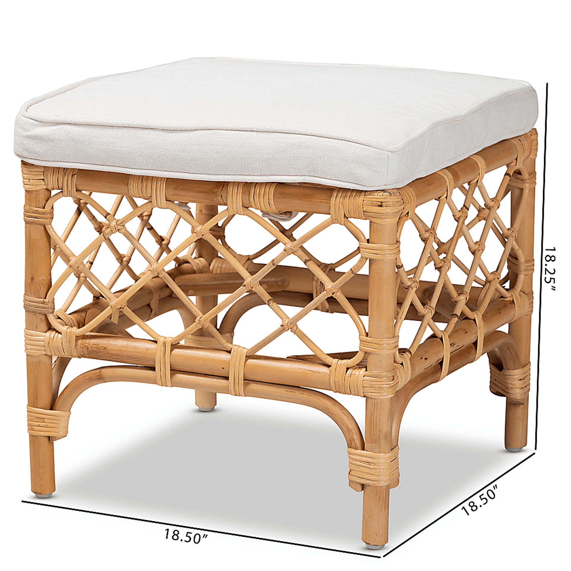 Enilan Natural Accent Ottoman - Image 7