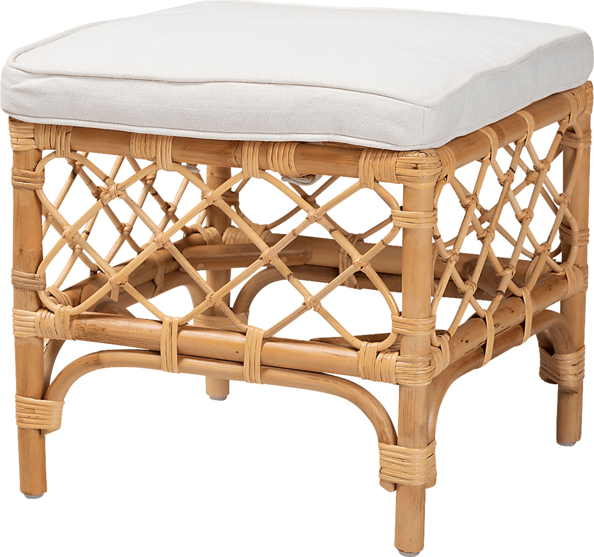 Enilan Natural Accent Ottoman - Image 1