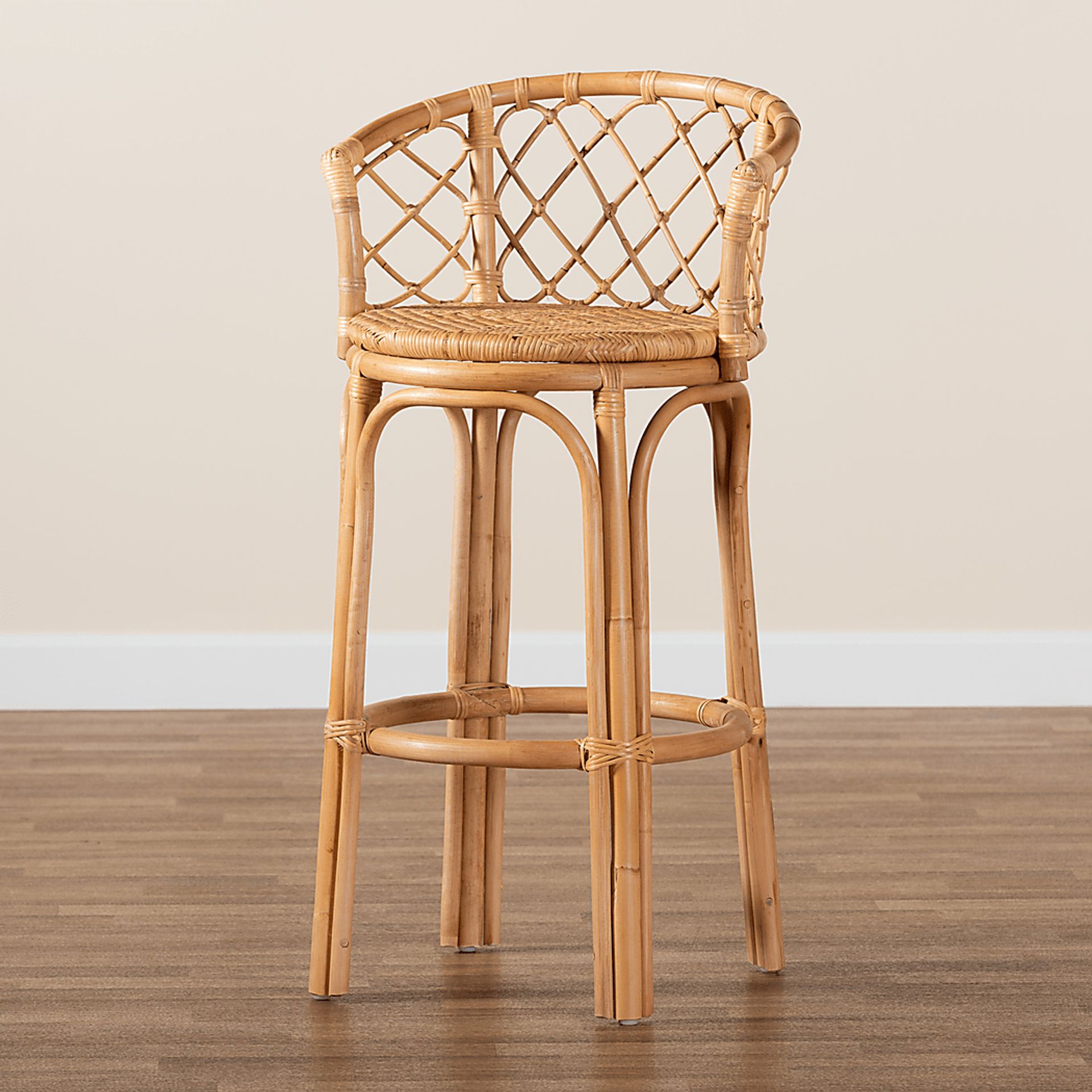 Enilan Natural Barstool - Image 7