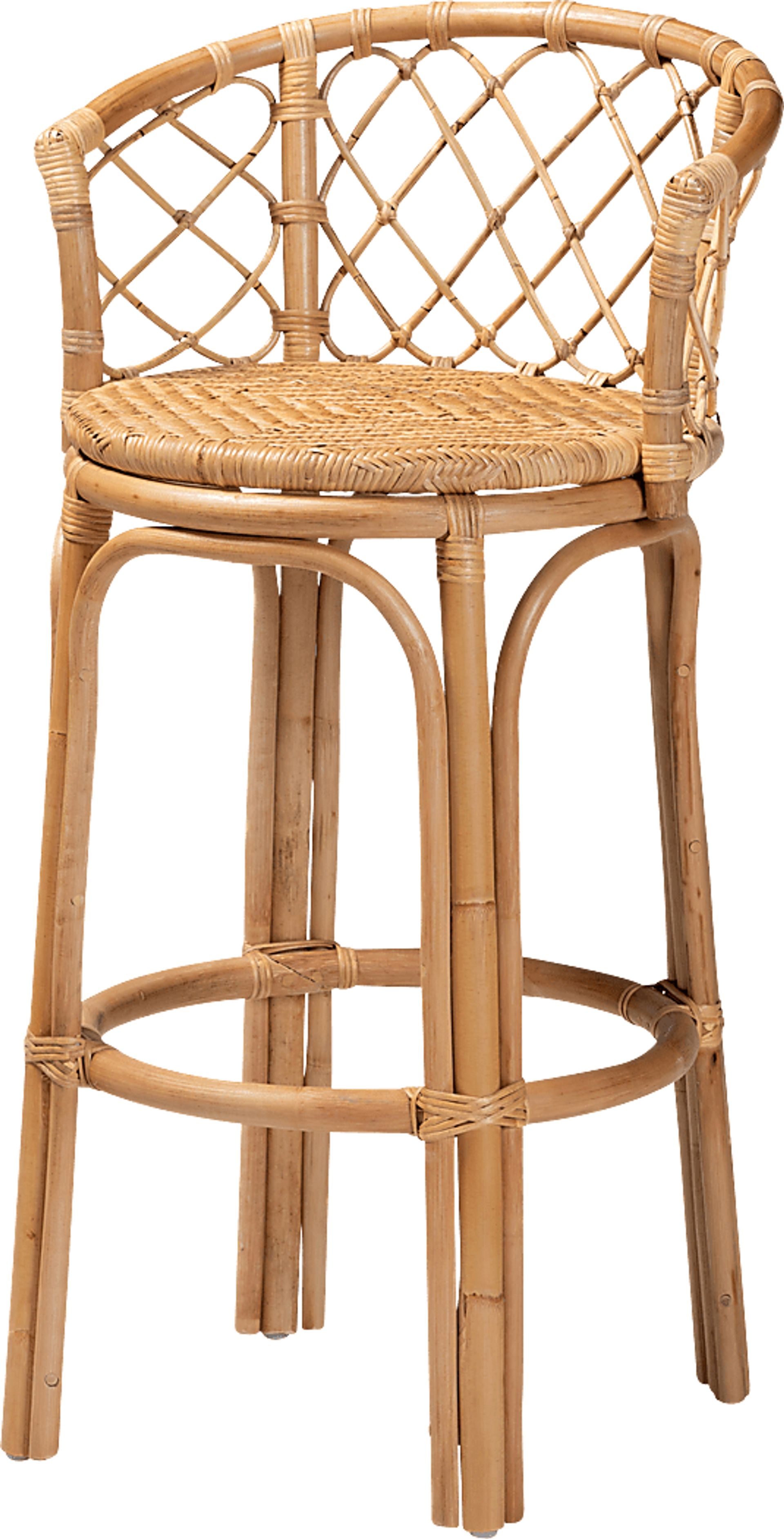 Enilan Natural Barstool - Image 1