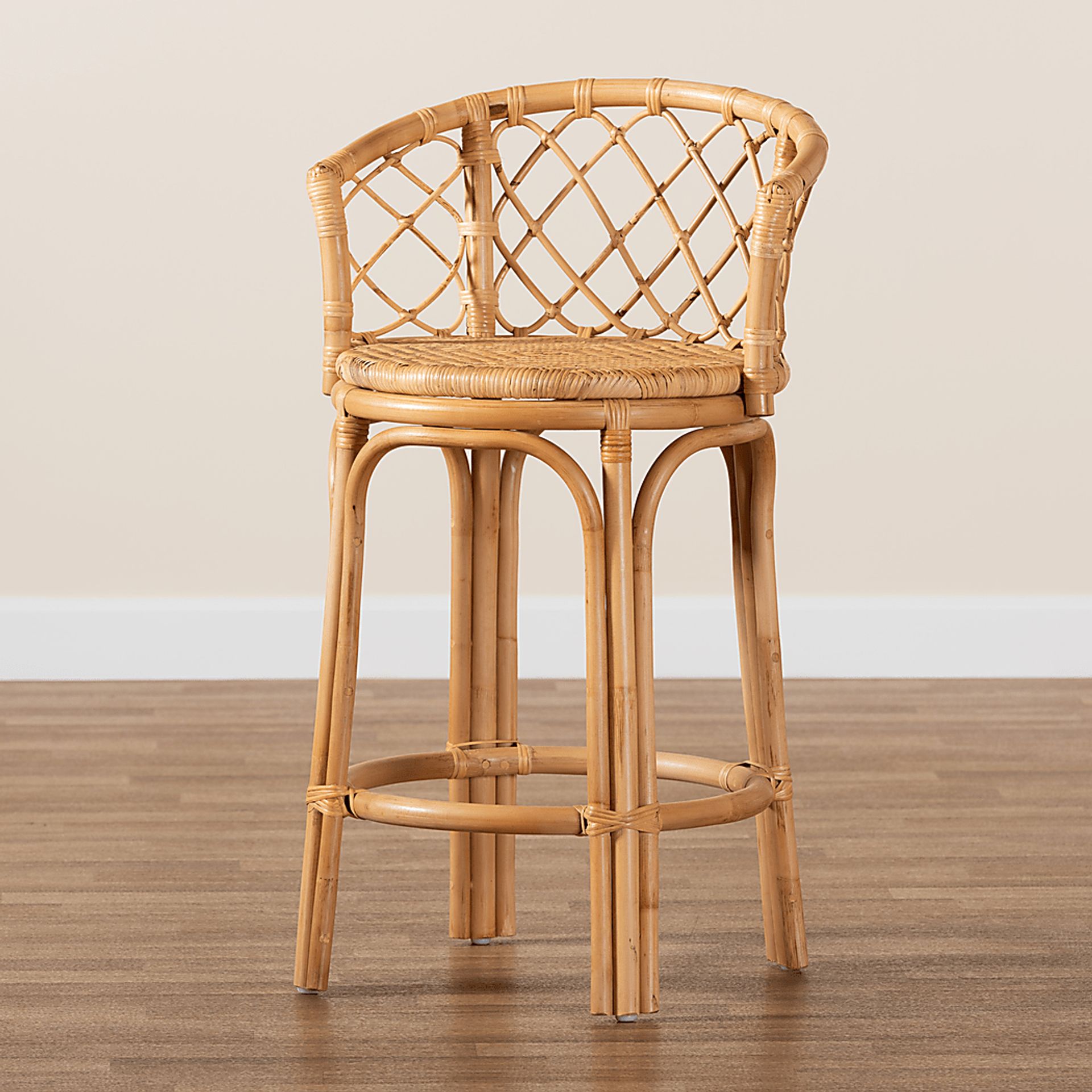 Enilan Natural Counter Height Stool - Image 7