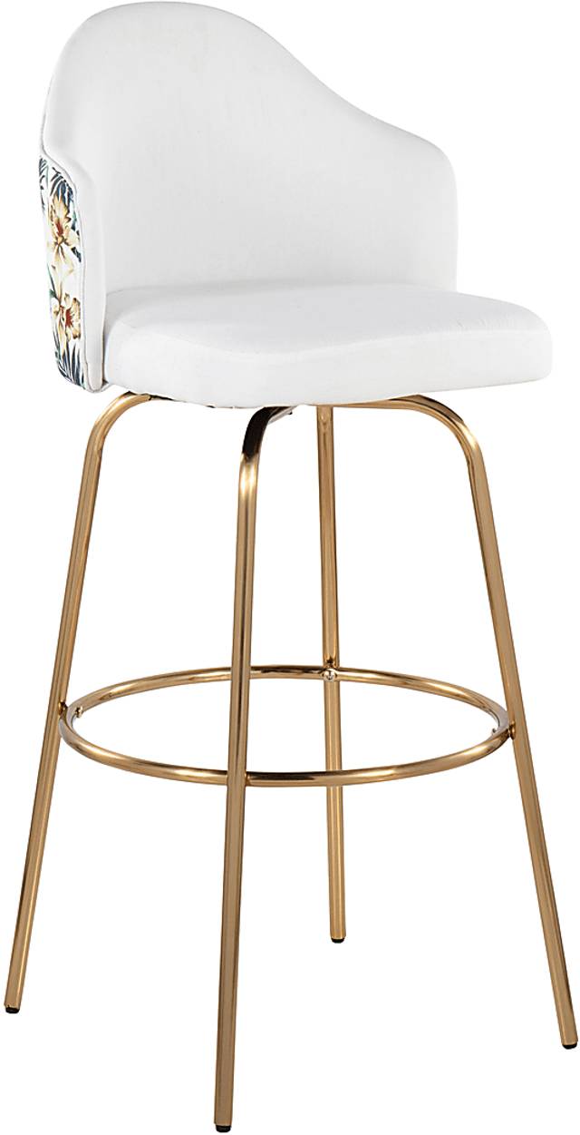 Enilla II White II Barstool, Set of 2 - Thumbnail - Image 2