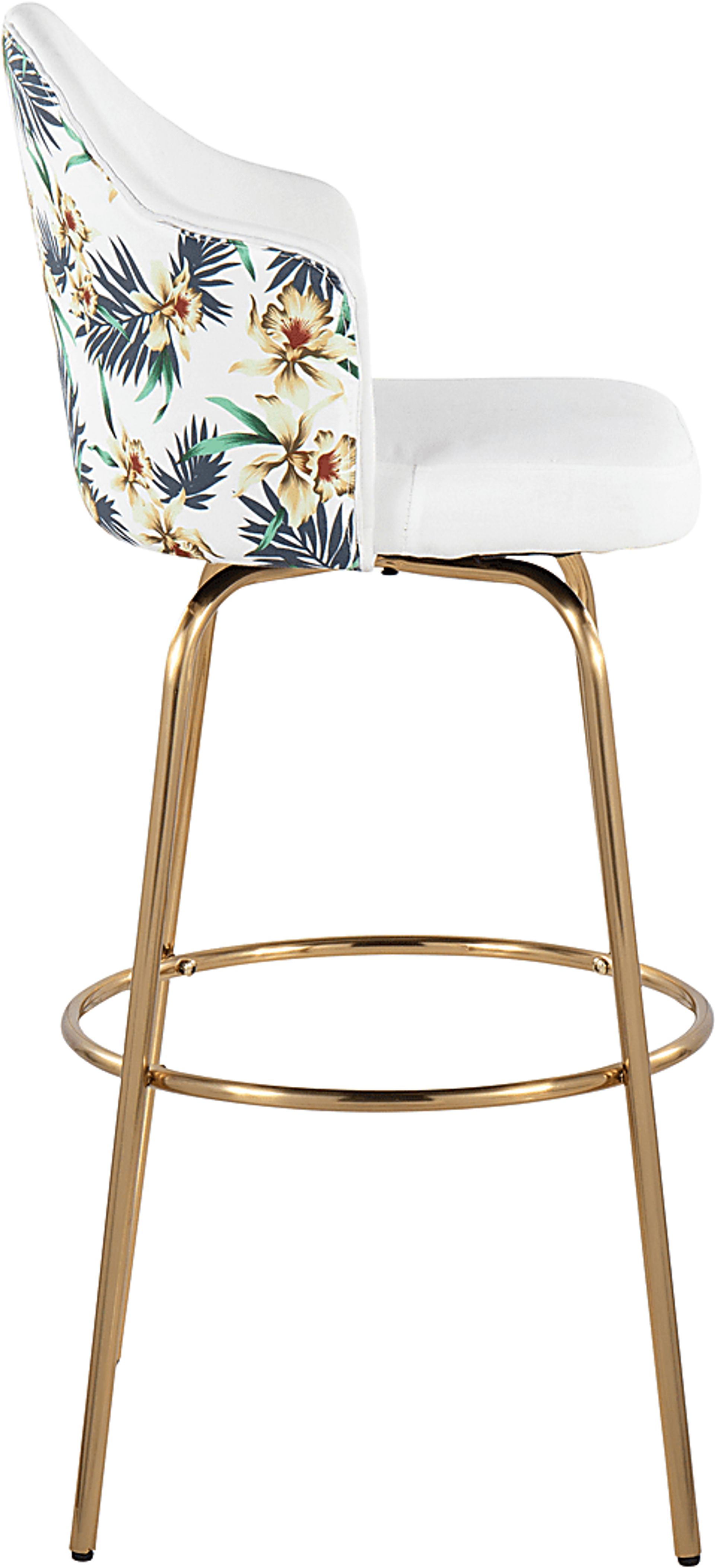 Enilla II White II Barstool, Set of 2 - Image 3
