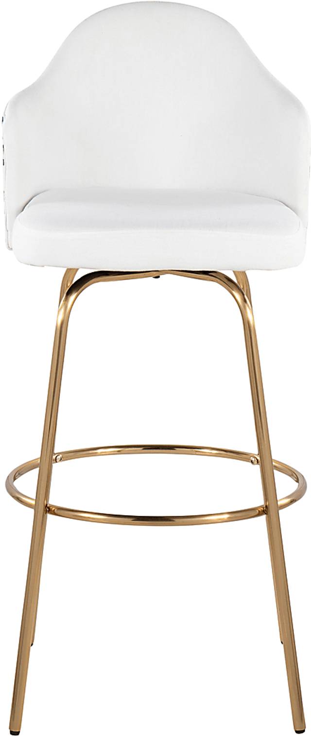 Enilla II White II Barstool, Set of 2 - Thumbnail - Image 5