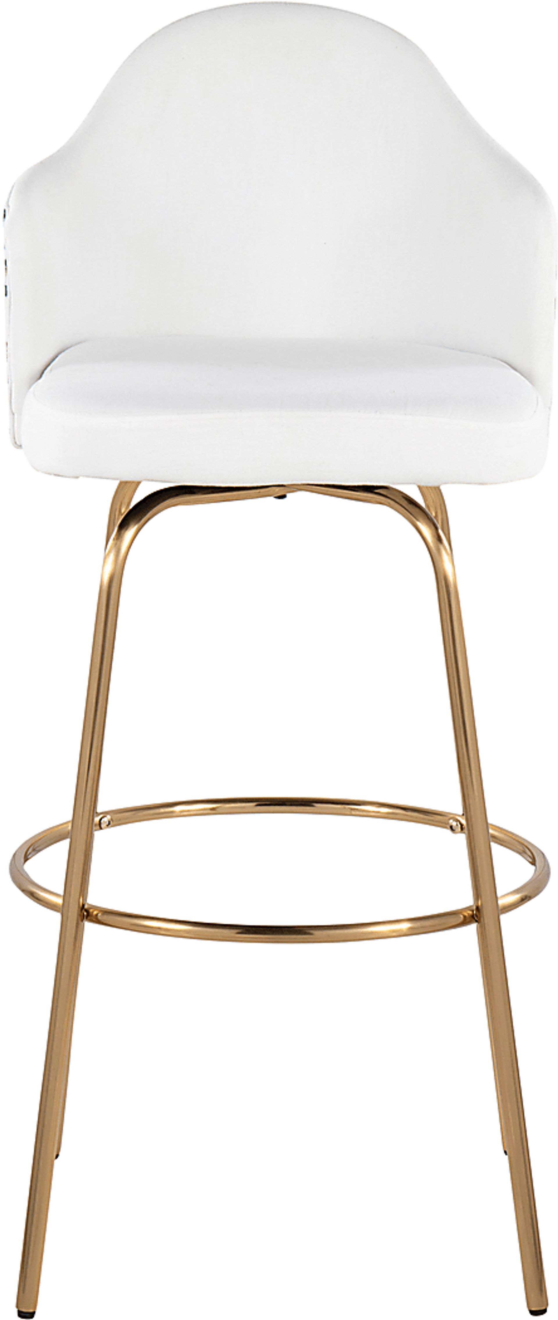 Enilla II White II Barstool, Set of 2 - Image 5