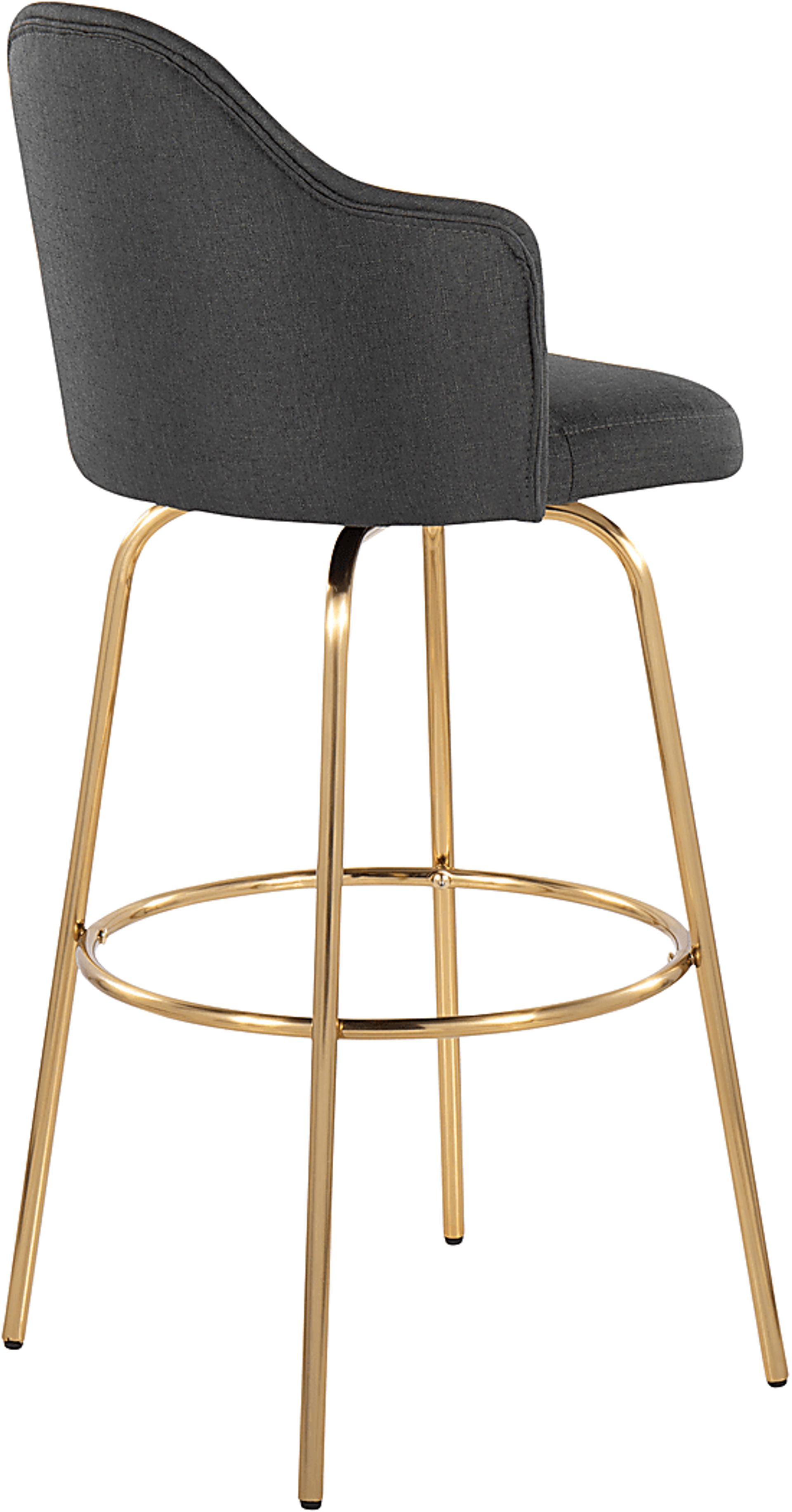 Enilla III Charcoal Barstool, Set of 2 - Image 7