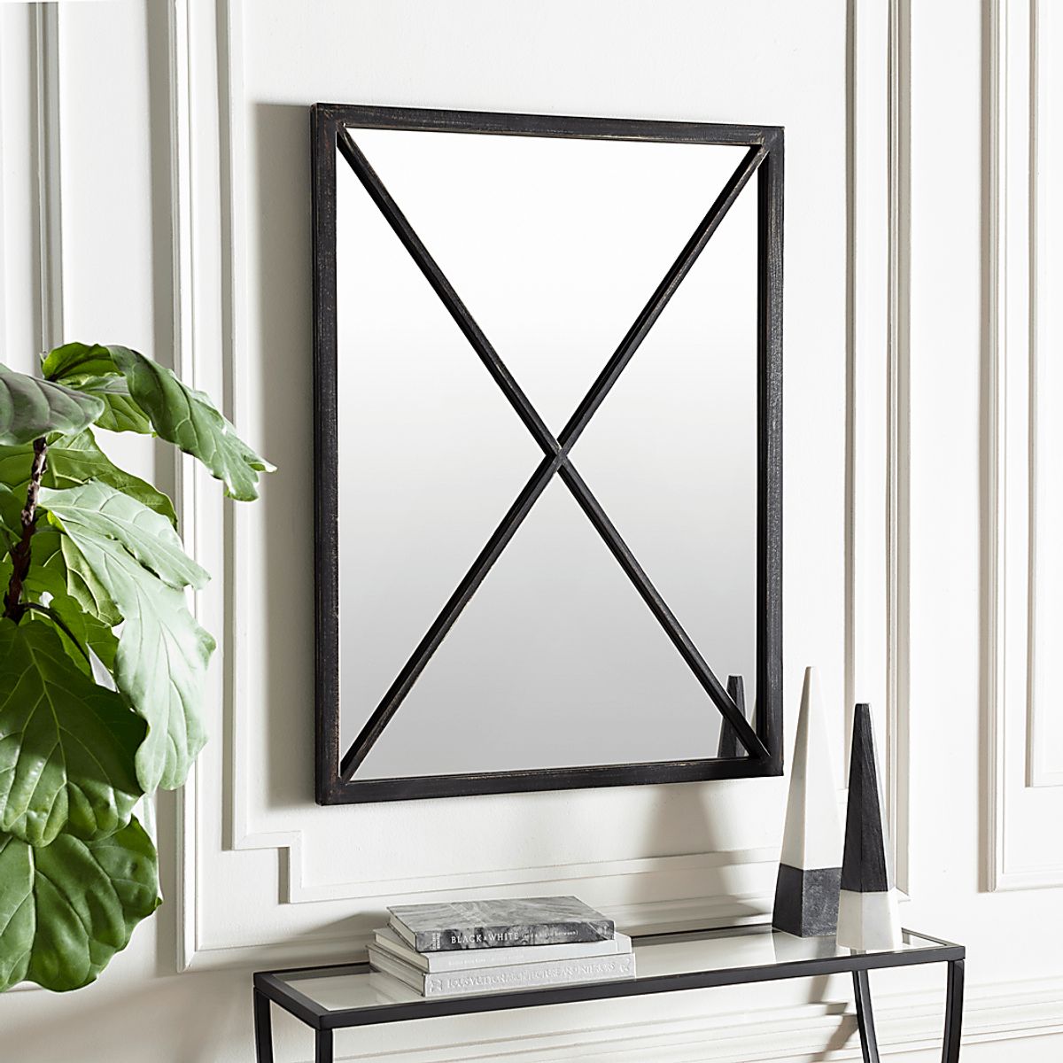 Enisa Black Black,Colors Mirror | Rooms to Go