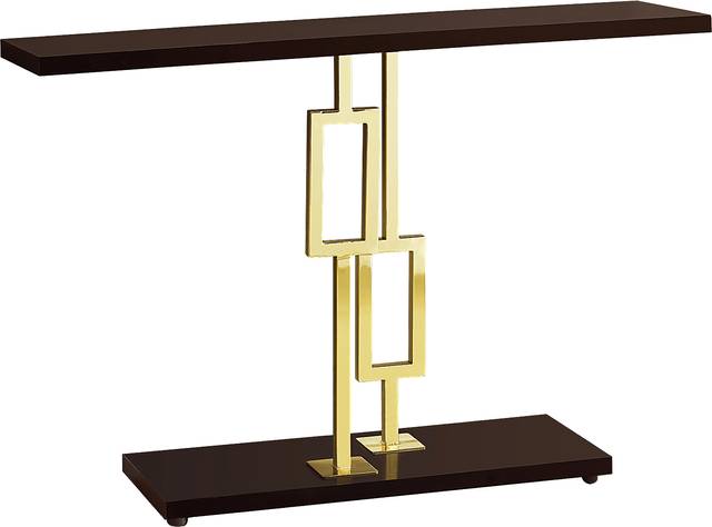 Enloe Cappuccino Console Table - Thumbnail - Image 1
