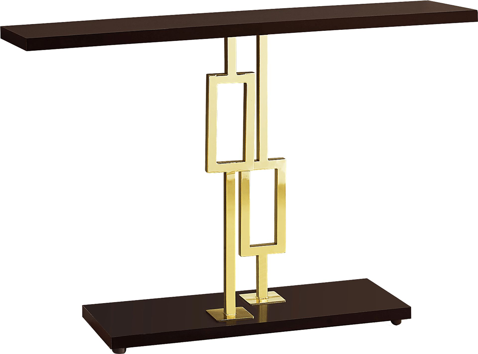 Enloe Cappuccino Console Table - Image 1