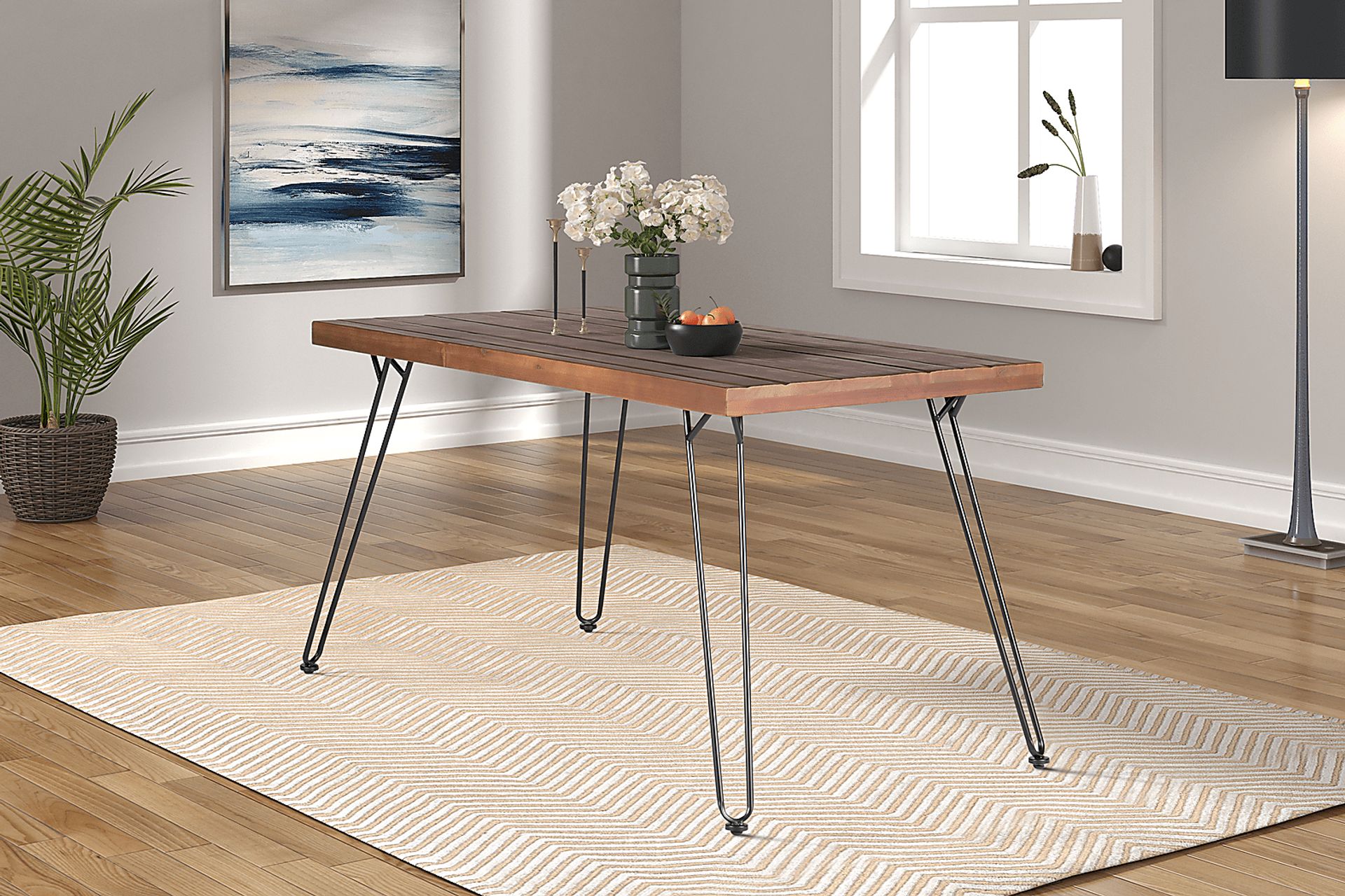 Ennington Brown Dining Table - Image 7