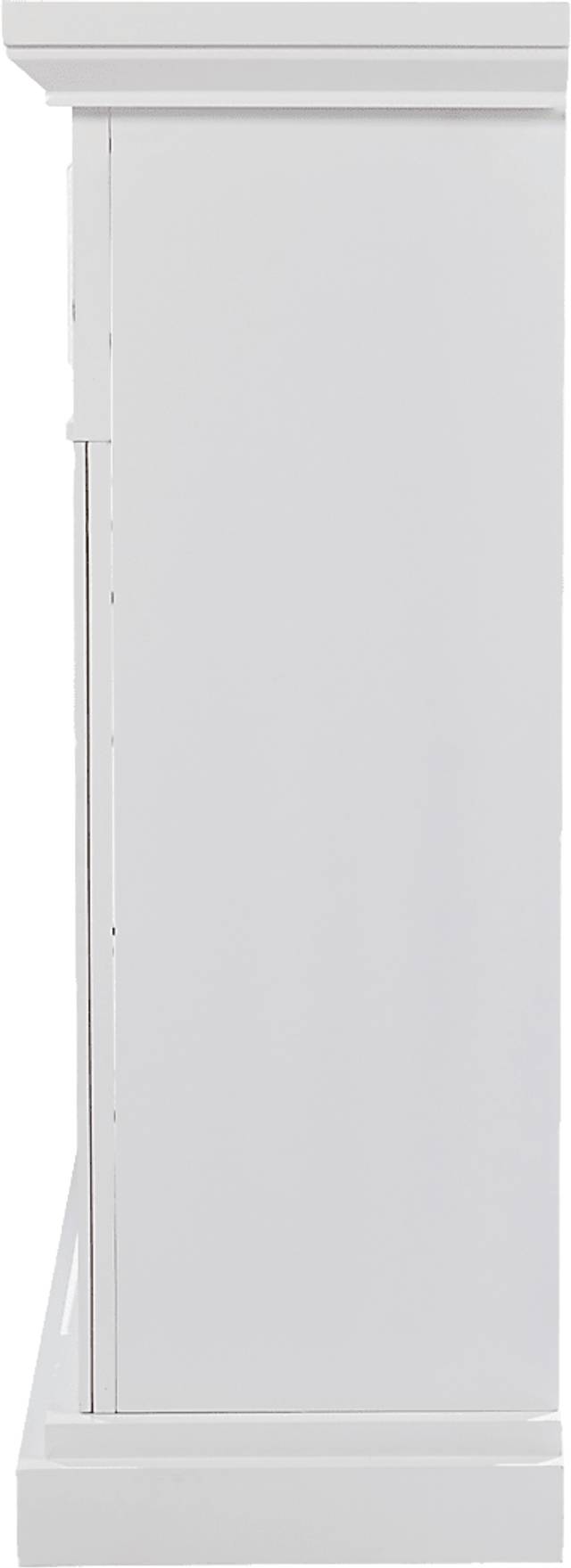Ennismore I White 46 in. Console, With Color Changing Electric Fireplace - Thumbnail - Image 3