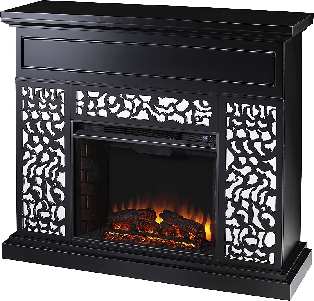 Ennismore II Black 45 in. Console, With Electric Fireplace