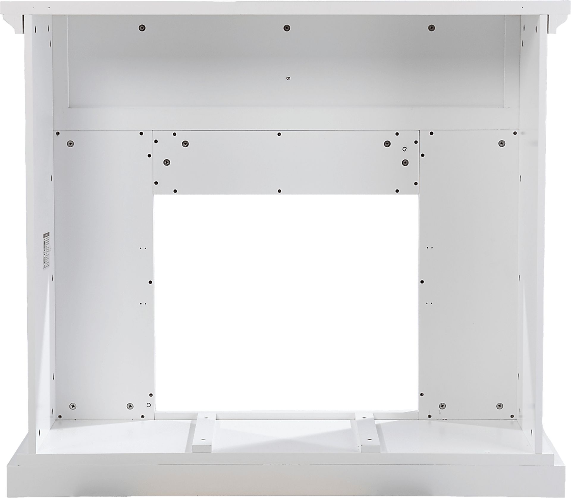 Ennismore III White 46 in. Console, With Smart Electric Fireplace - Image 2