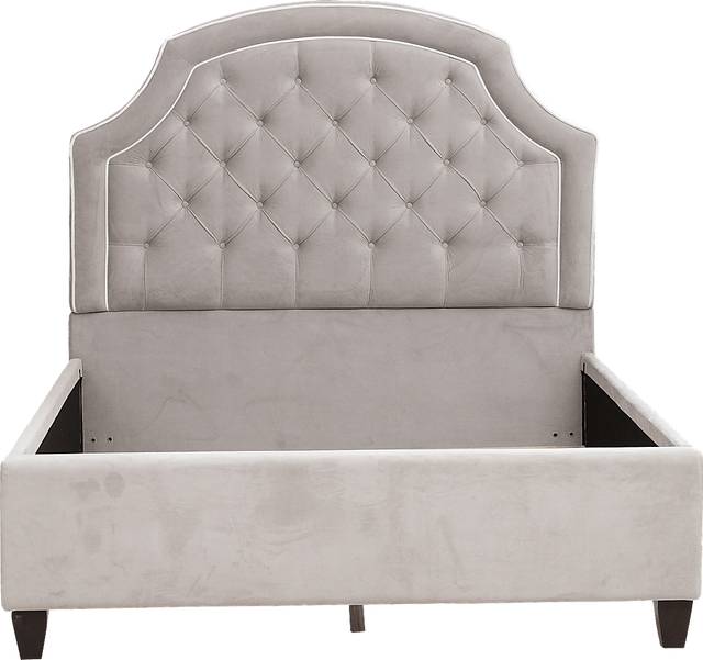 Enoch Gray Queen Bed - Thumbnail - Image 4