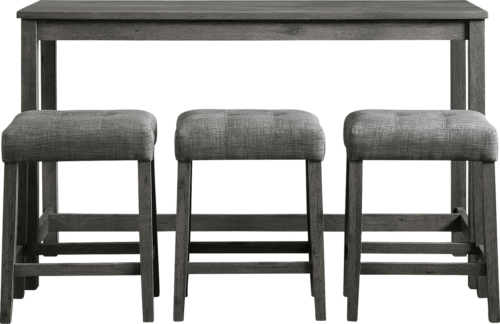 Enoka Charcoal 3 Pc Dining Table Set - Image 2