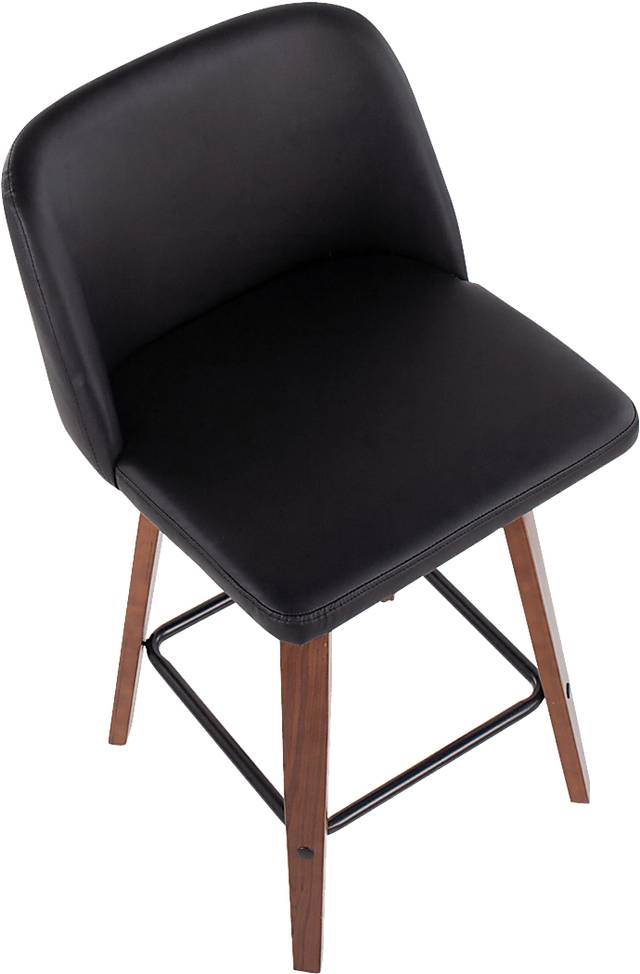 Enora Ann Black Counter Height Stool, Set of 2 - Thumbnail - Image 7