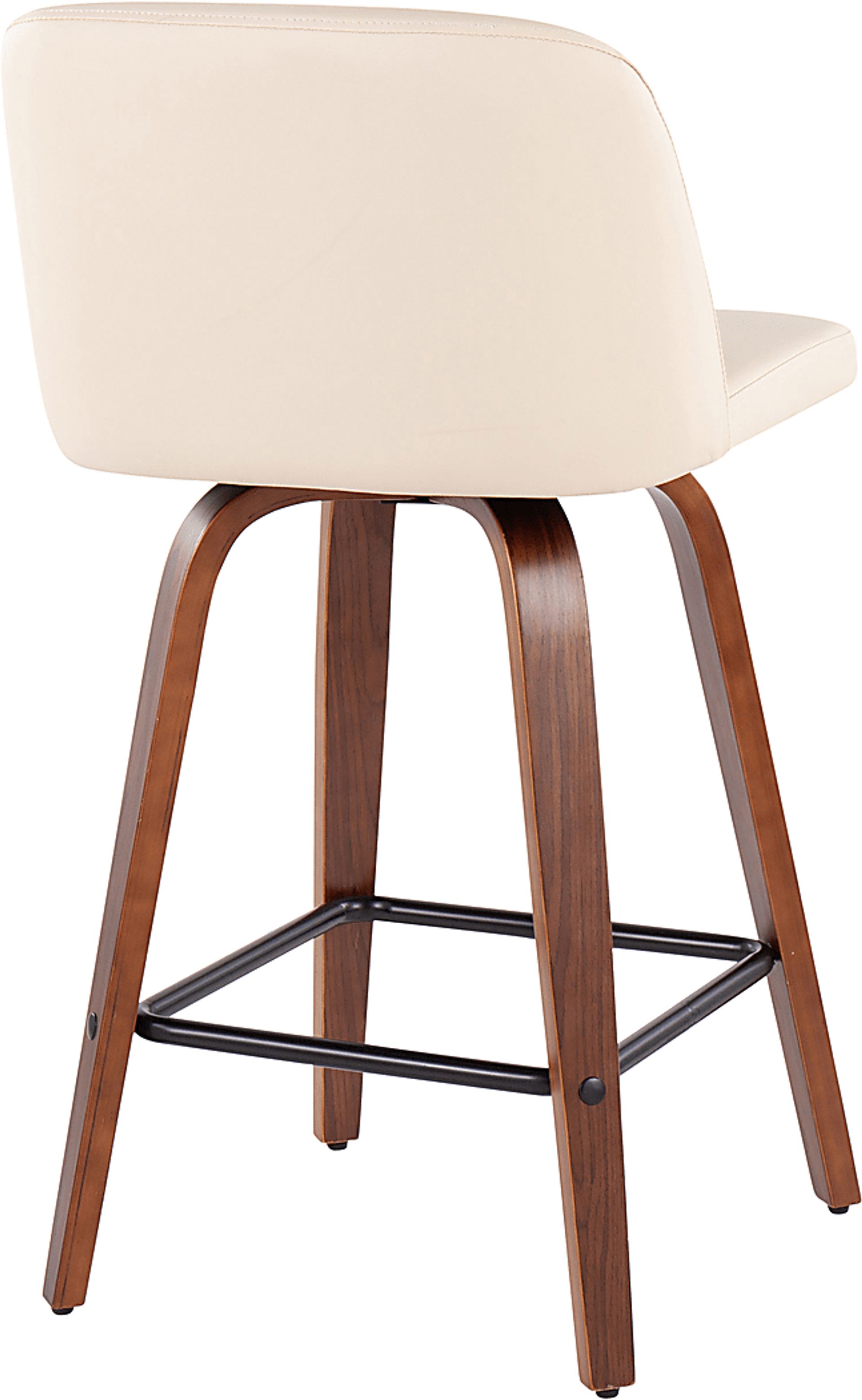 Enora Ann Cream Counter Height Stool, Set of 2 - Image 4