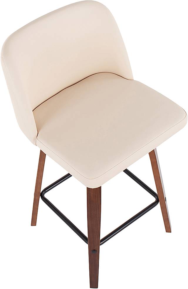 Enora Ann Cream Counter Height Stool, Set of 2 - Thumbnail - Image 7