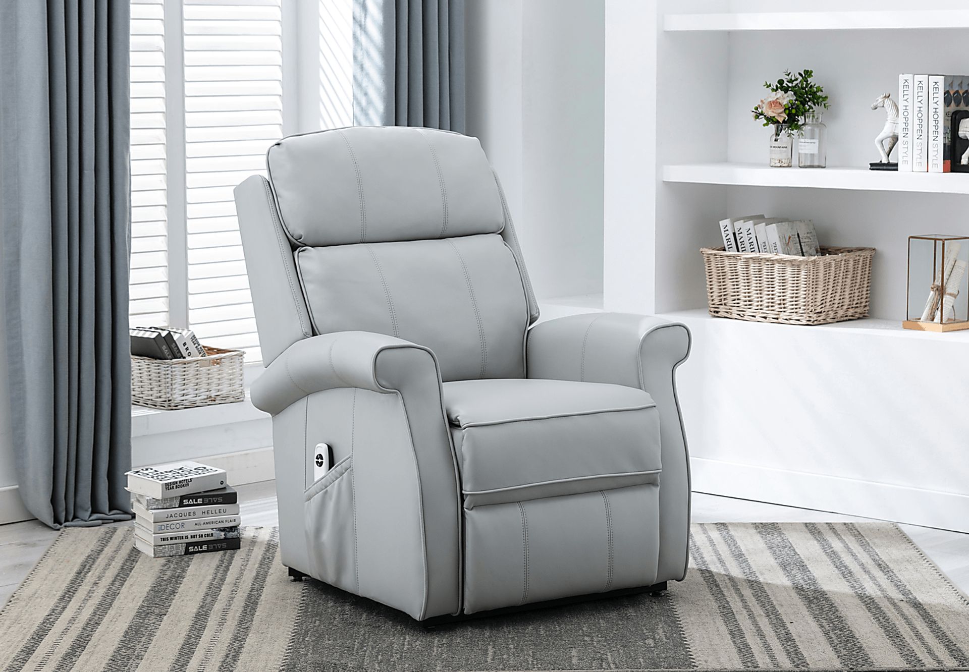 Enright Gray Power Recliner - Image 7