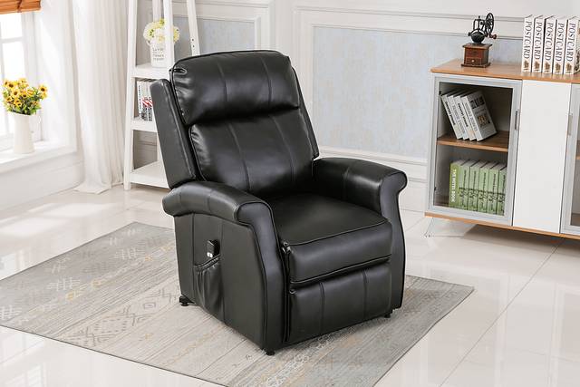 Enright Black Power Recliner - Thumbnail - Image 3