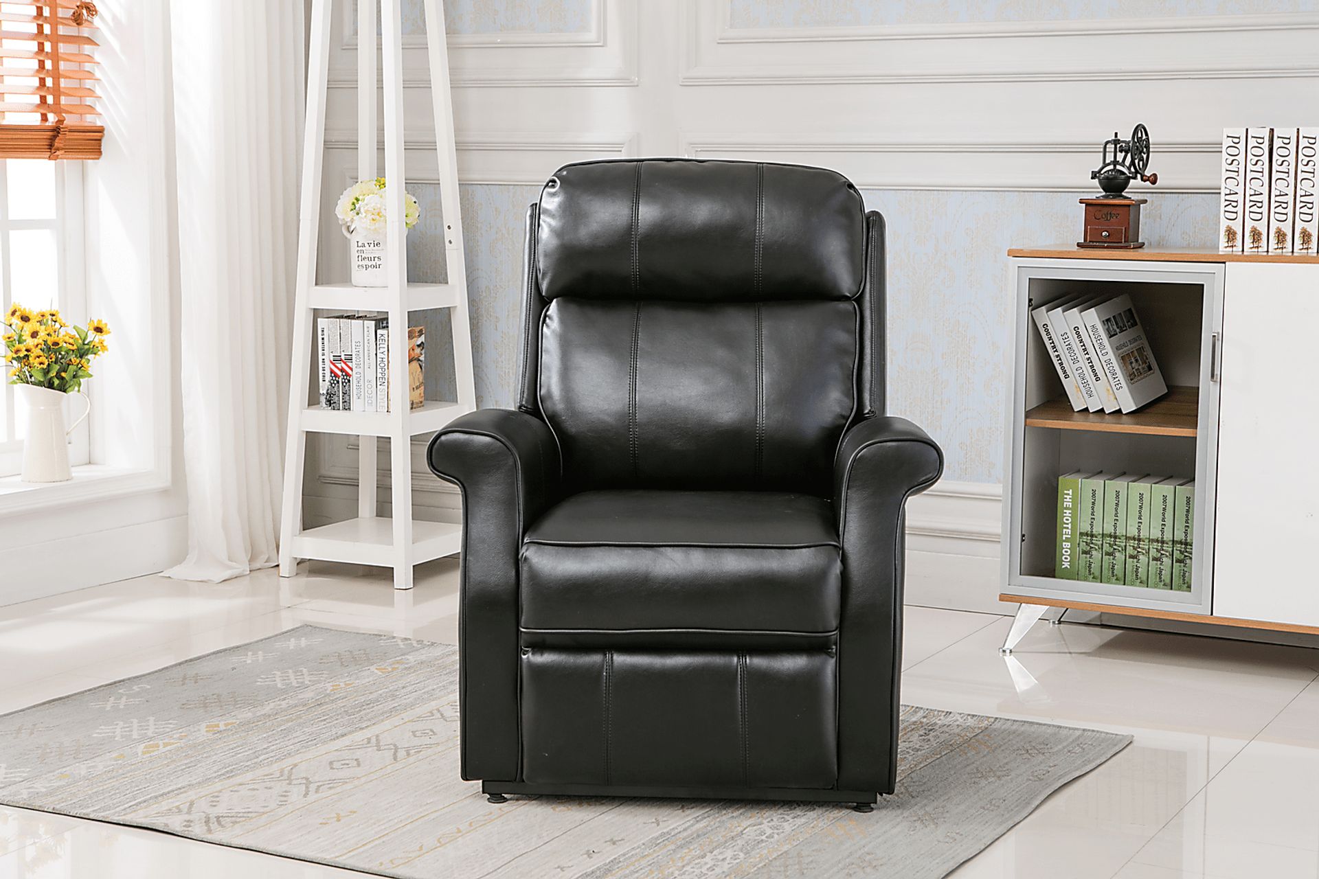 Enright Black Power Recliner - Image 4